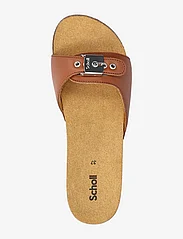 Scholl - SL PESCURA MARGOT LEATHER - flat sandals - cognac - 3