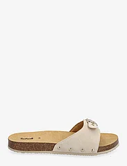 Scholl - SL PESCURA MARGOT SUEDE - flat sandals - off white - 1