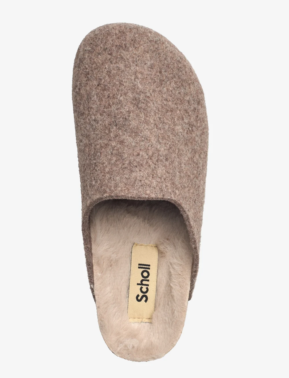 Scholl - SL LOUISE FELT LIGHT BROWN - clogs - light brown - 3