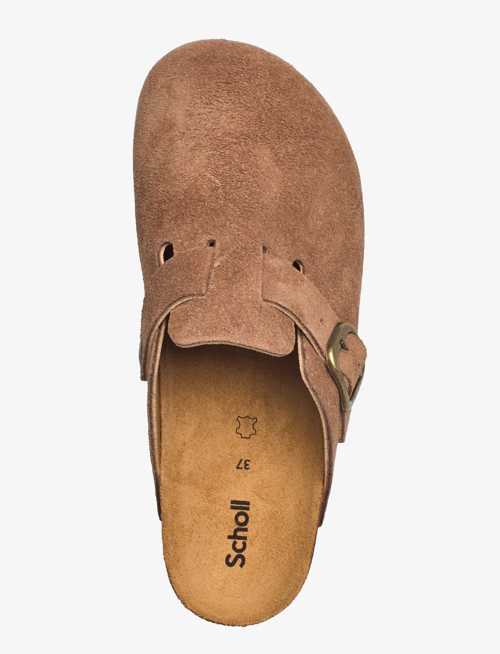 Scholl - SL FAE NEW SUEDE TAUPE - flache sandalen - taupe - 3