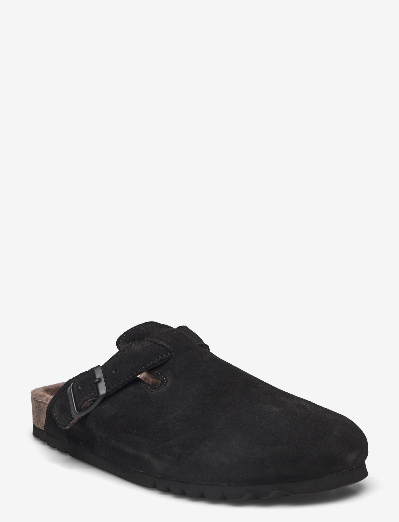 Scholl - SL OLIVIER F NEW SUEDE BLACK - mulor & clogs - black - 0