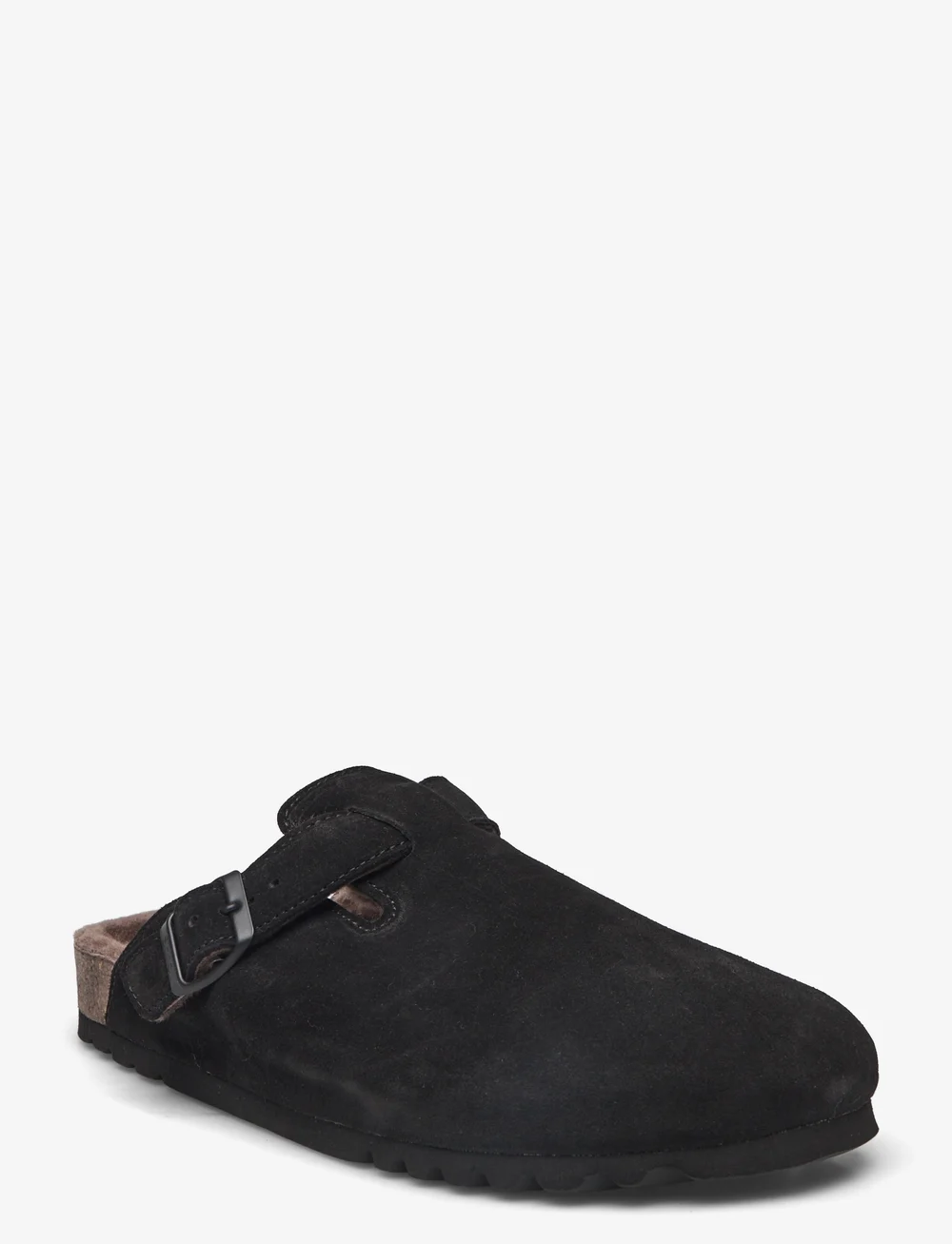 Scholl - SL OLIVIER F NEW SUEDE BLACK - mulor & clogs - black - 0