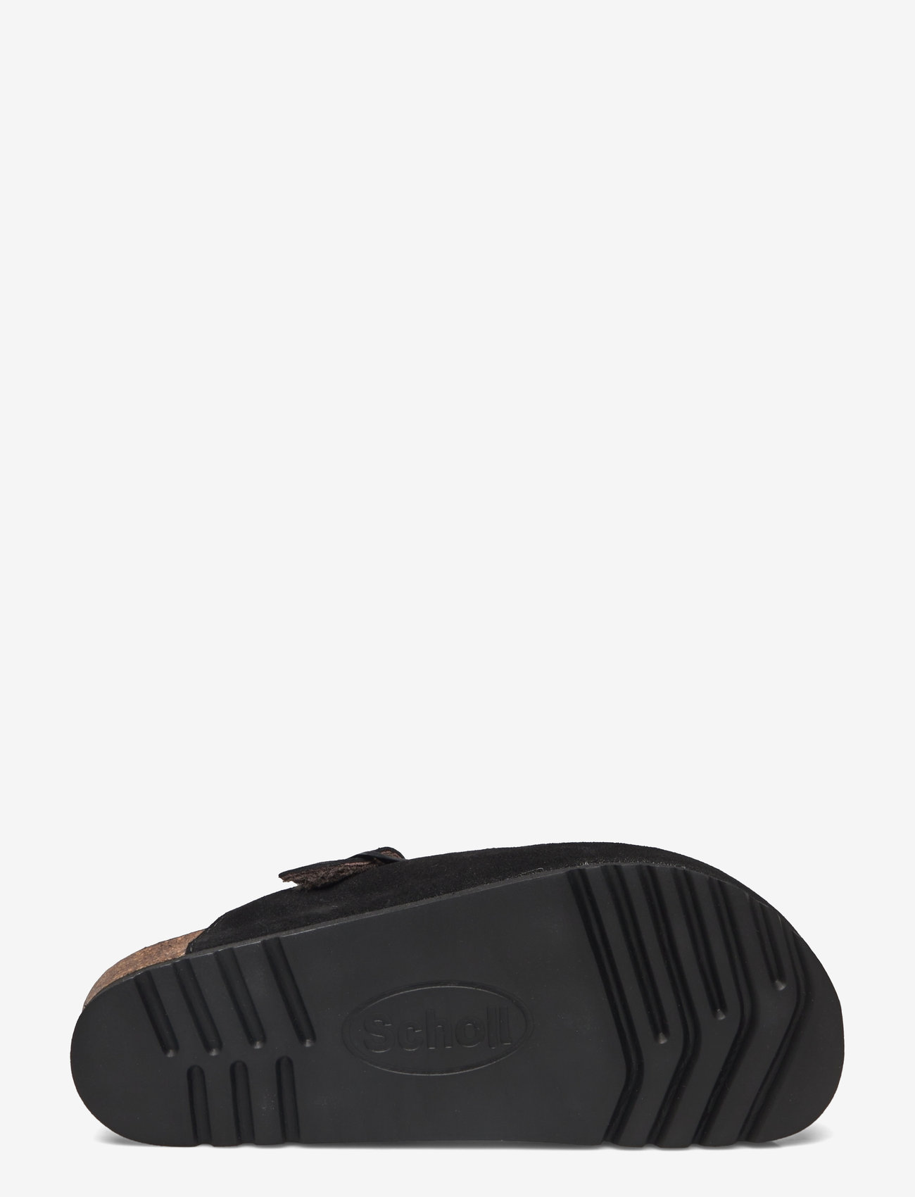 Scholl - SL OLIVIER F NEW SUEDE BLACK - mulor & clogs - black - 4