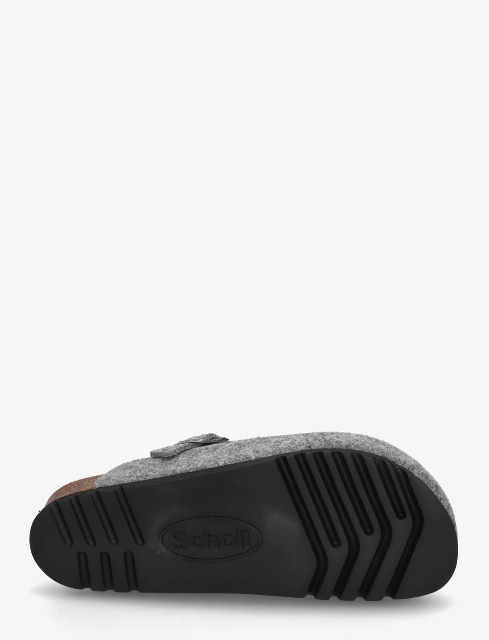 Scholl - SL OLIVIER NEW FELT GREY - mules & clogs tipa apavi - grey - 4