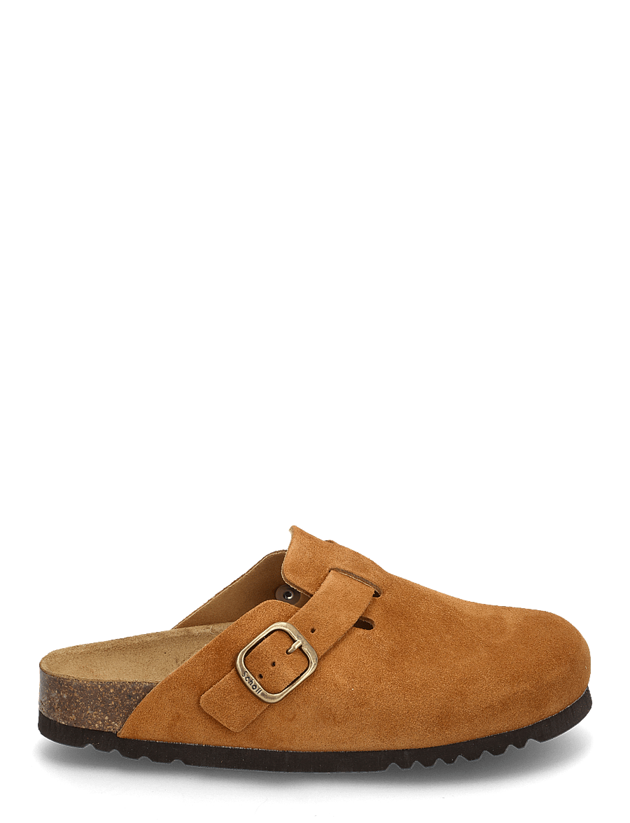 Scholl - SL FAE SUEDE COGNAC - hjemmesko - cognac - 1