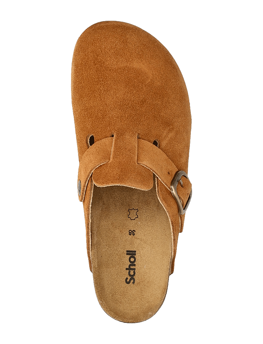 Scholl - SL FAE SUEDE COGNAC - hjemmesko - cognac - 3