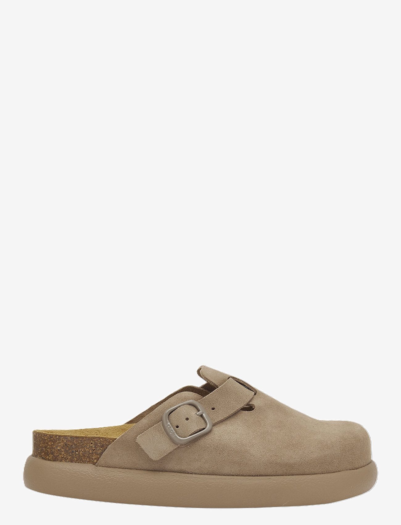 Scholl - SL FAE CHUNKY SUEDE DARK BEIGE - hverdags stil - dark beige - 0