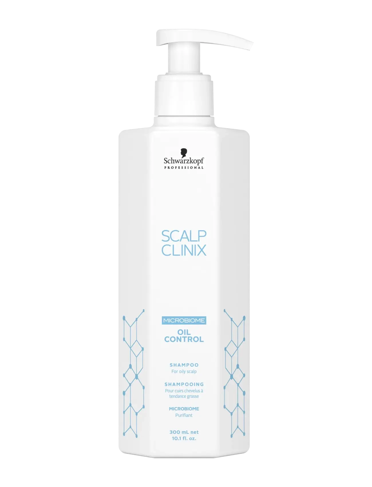 Schwarzkopf Professional Scalp Clinix Oil Control Shampoo - Plaukams - WHITE / white