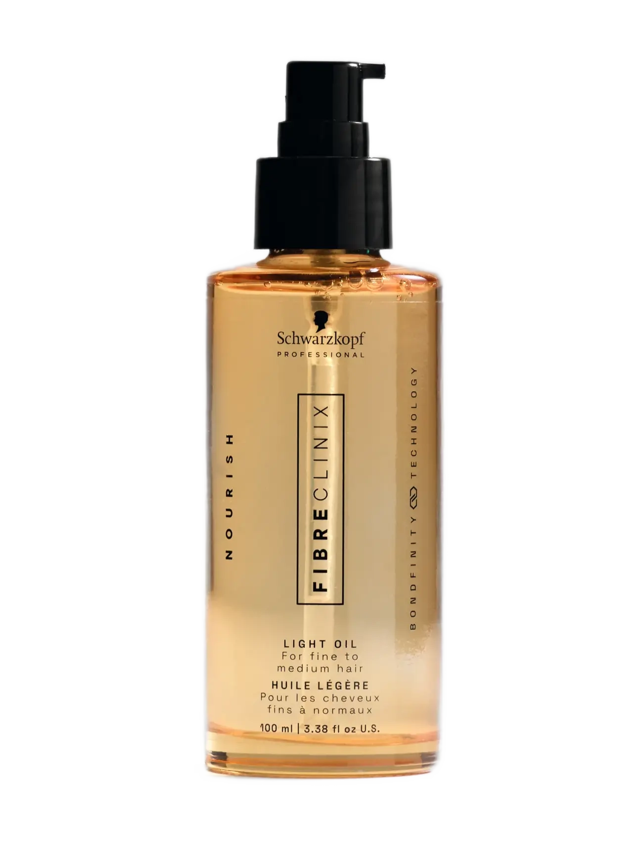 Schwarzkopf Professional Fibre Clinix Light Oil, Hair Vinegar & Dressing Bottles, Nude, Str: 100 ML