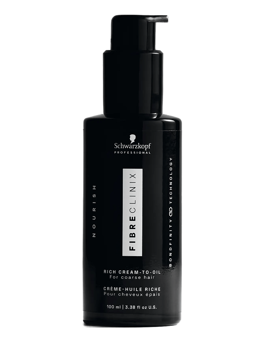 Schwarzkopf Professional - Fibre Clinix Rich Cream-to-Oil - kreem - black - 1