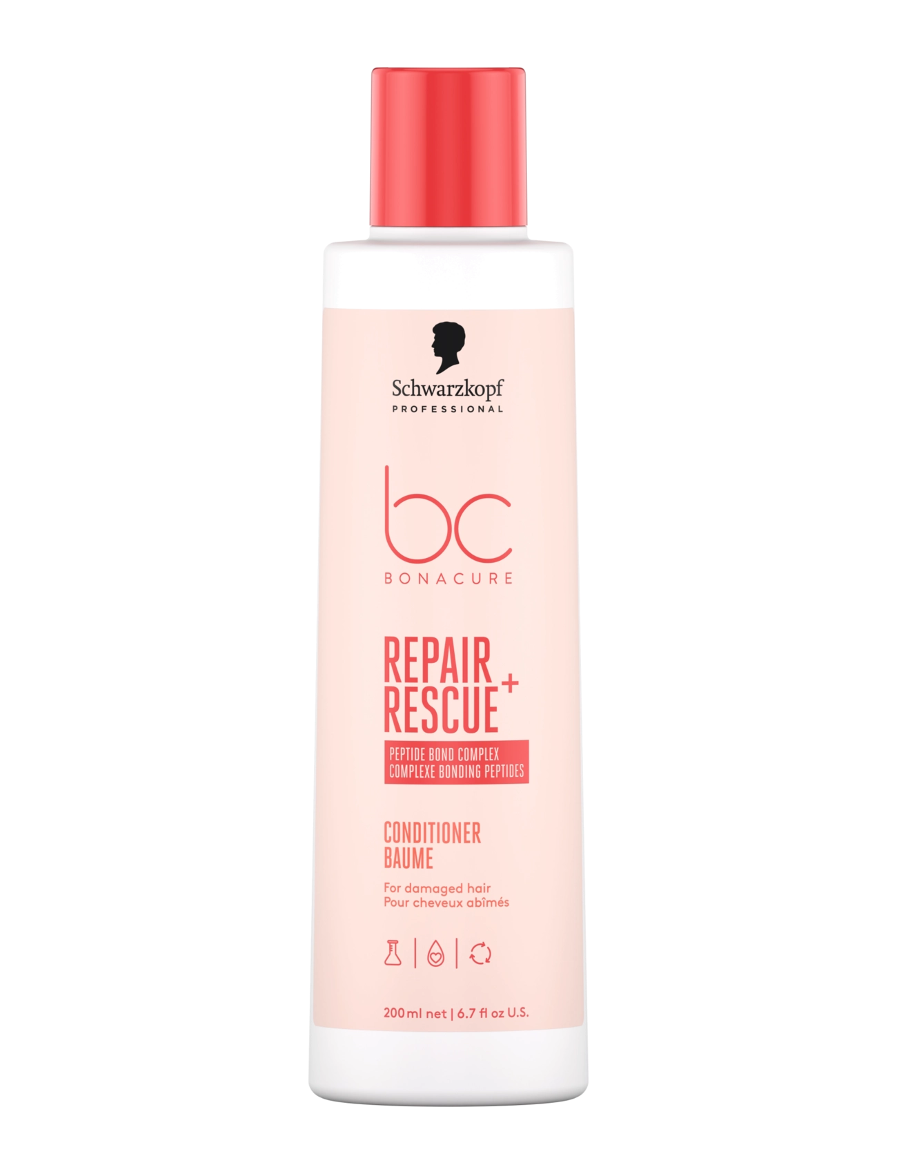 Schwarzkopf Professional BC Repair Rescue Conditioner - Balsam & Conditioner - RED / clear