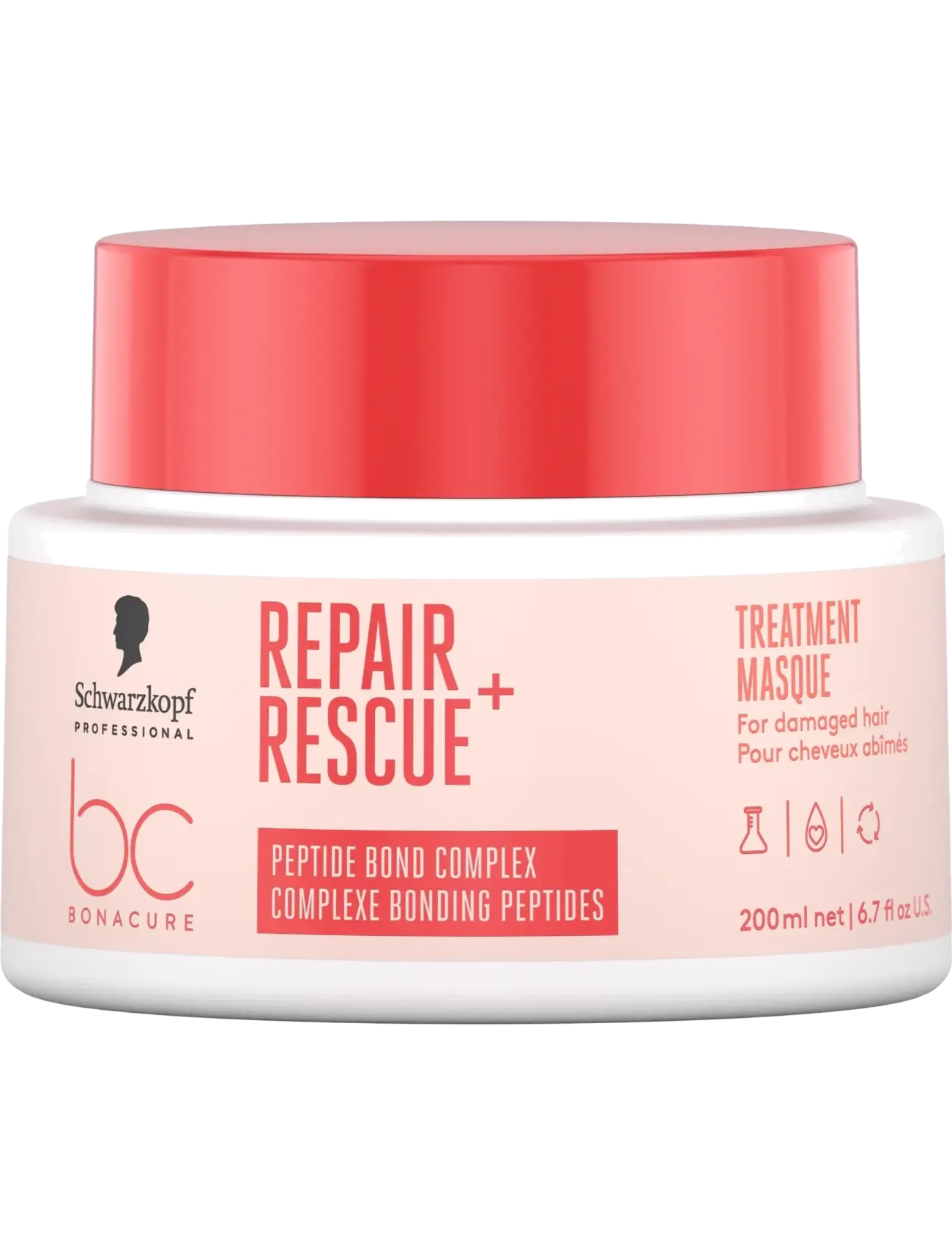 Schwarzkopf Professional BC Repair Rescue Treatment - Hemmaspa - RED / clear