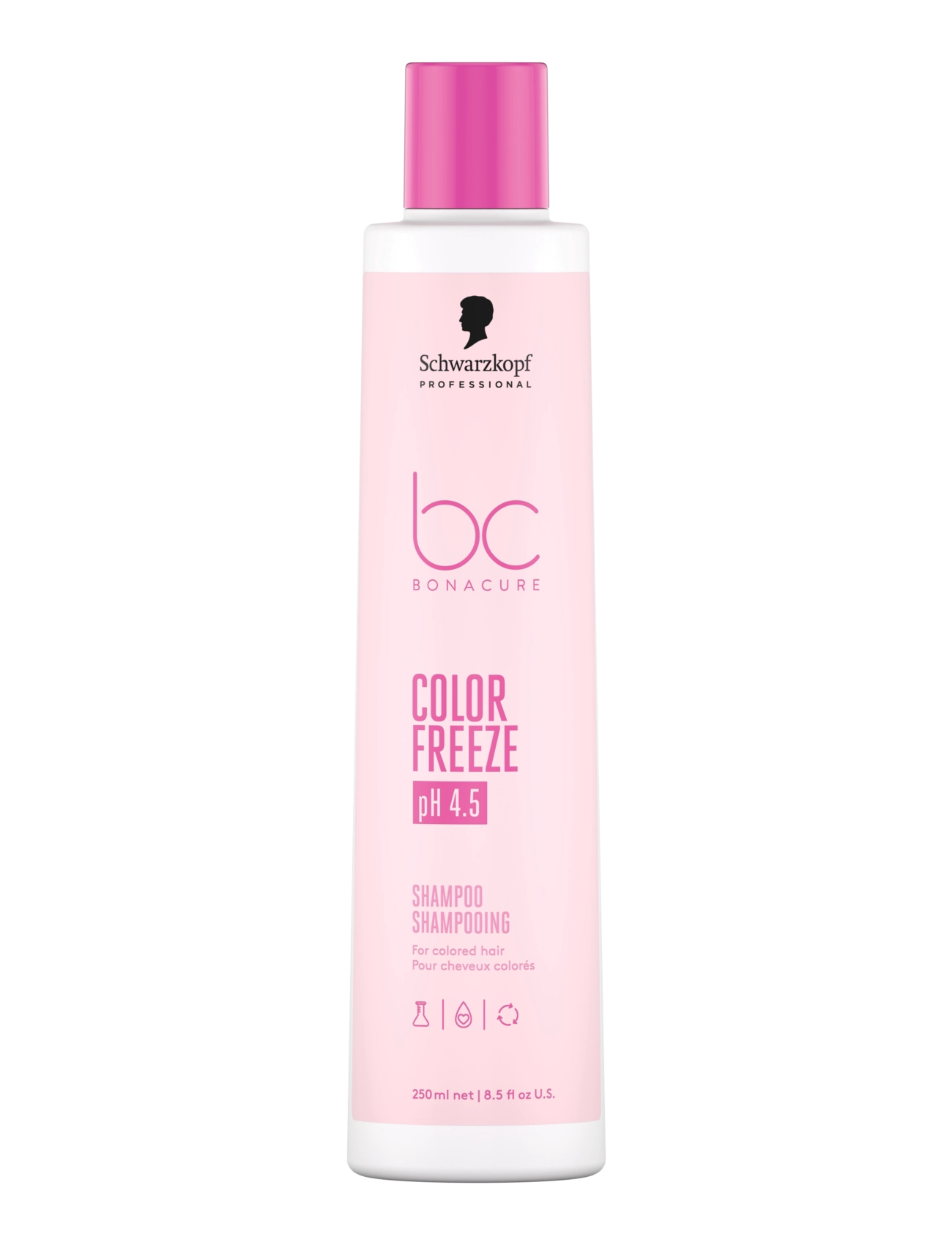 Schwarzkopf Professional Bc Color Freeze Shampoo, Shampoo, Pink, Str: 250 ML