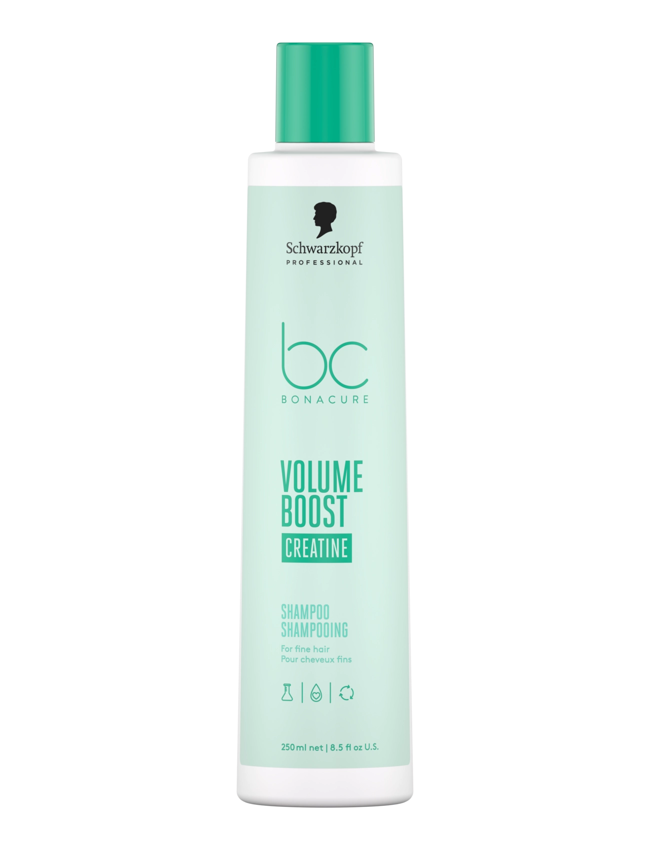 Schwarzkopf Professional Bc Volume Boost Shampoo, Shampoo, Grøn, Str: 250 ML