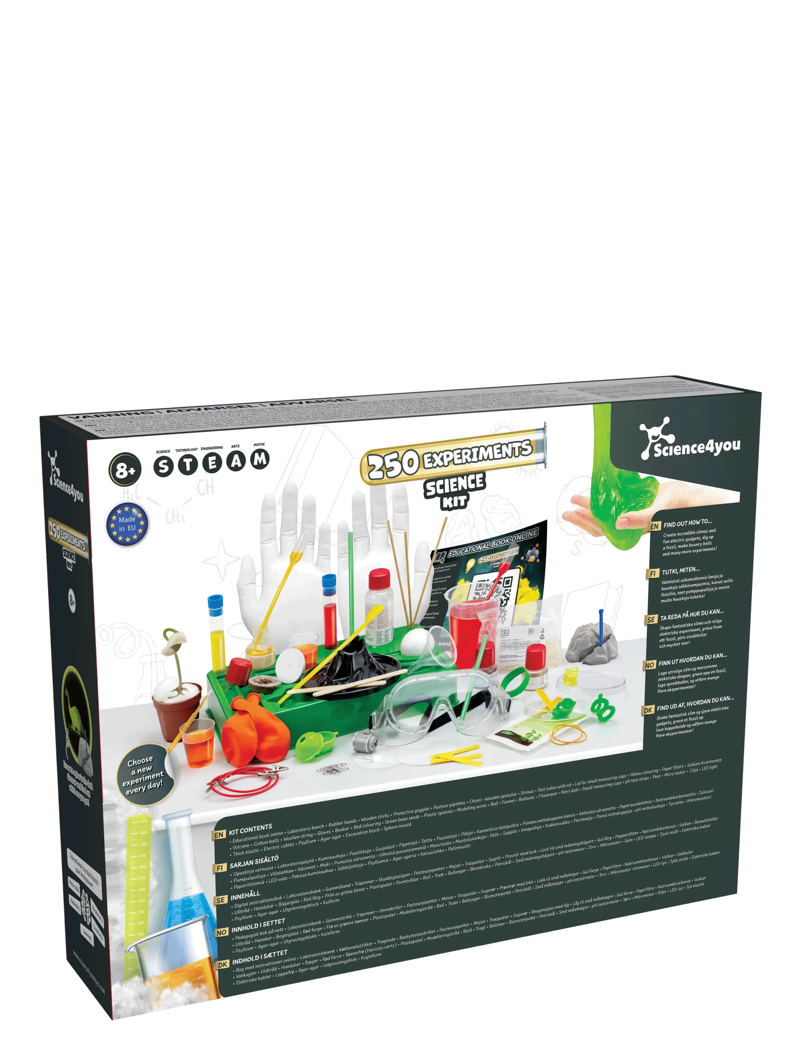 Science4You - SCIENCE4YOU 250 EXPERIMENTS - eksperimenter og videnskab - multi coloured - 1