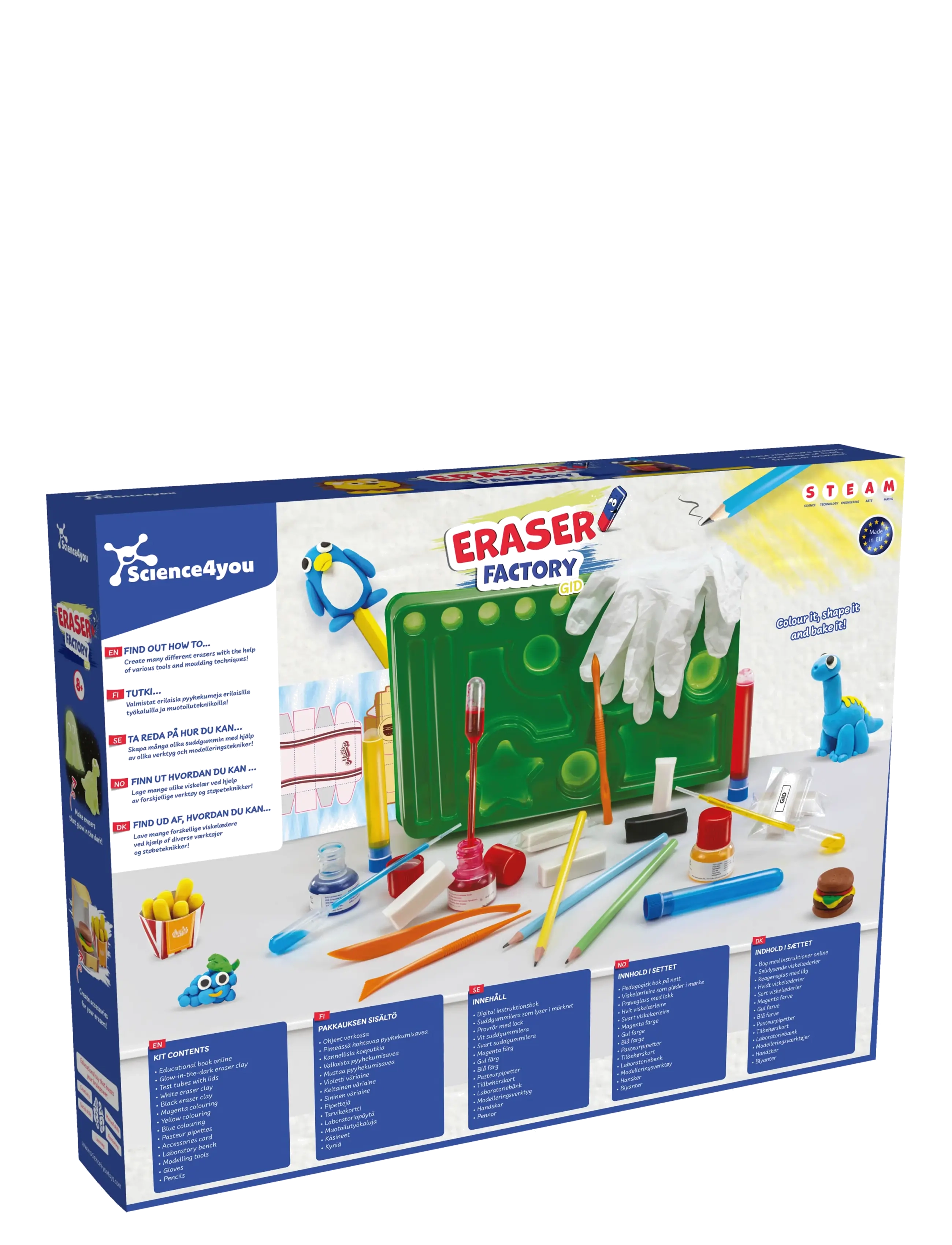 Science4You - SCIENCE4YOU ERASER FACTORY - kreasæt - multi coloured - 3