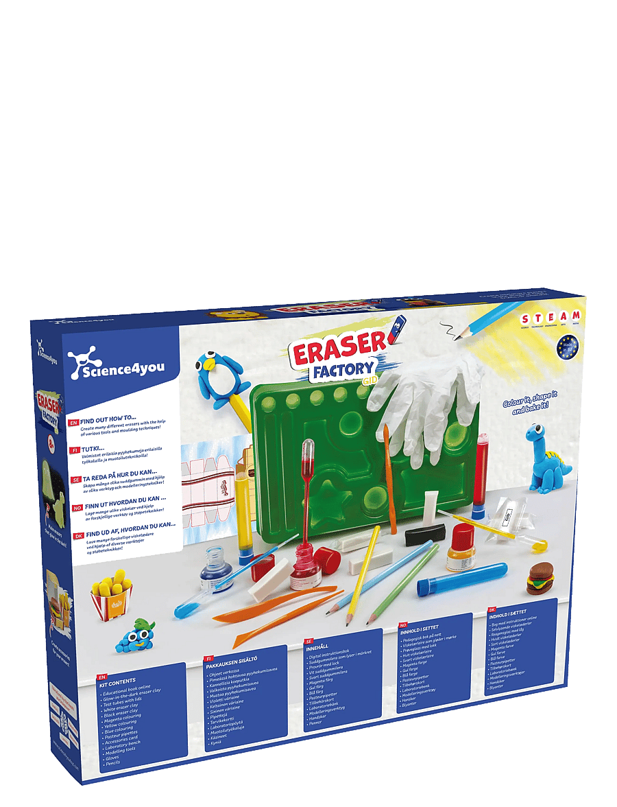 Science4You - SCIENCE4YOU ERASER FACTORY - kreasæt - multi coloured - 3