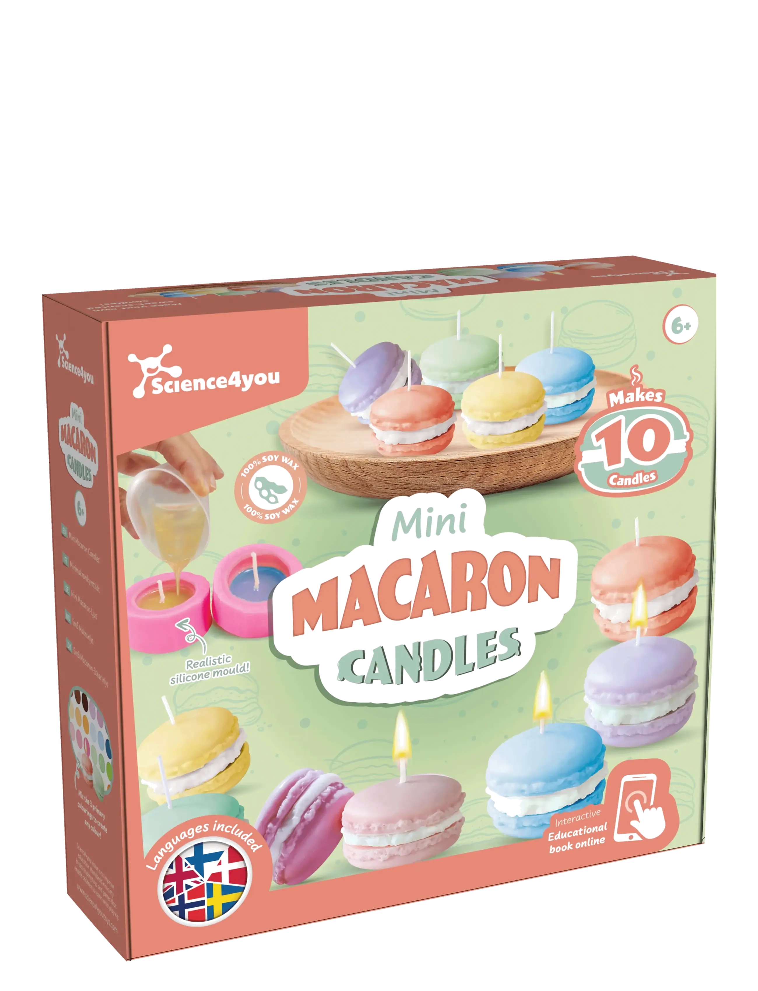 Science4You SCIENCE4YOU MINI MACARON CANDLES - Legetøj - MULTI COLOURED / multi