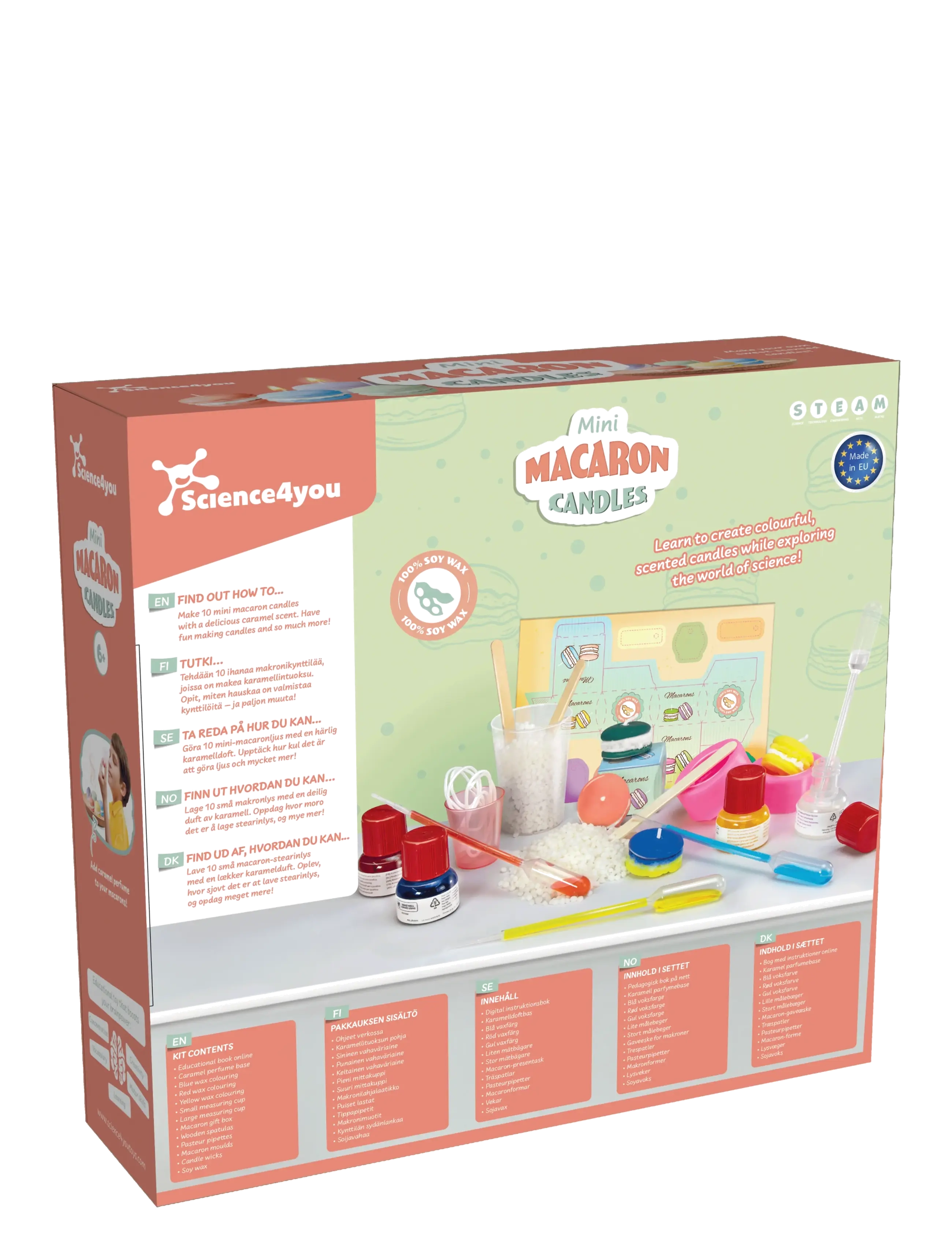 Science4You - SCIENCE4YOU MINI MACARON CANDLES - kreasæt - multi coloured - 1