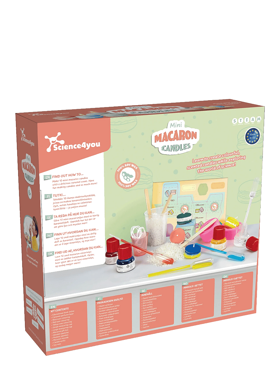Science4You - SCIENCE4YOU MINI MACARON CANDLES - kreasæt - multi coloured - 1