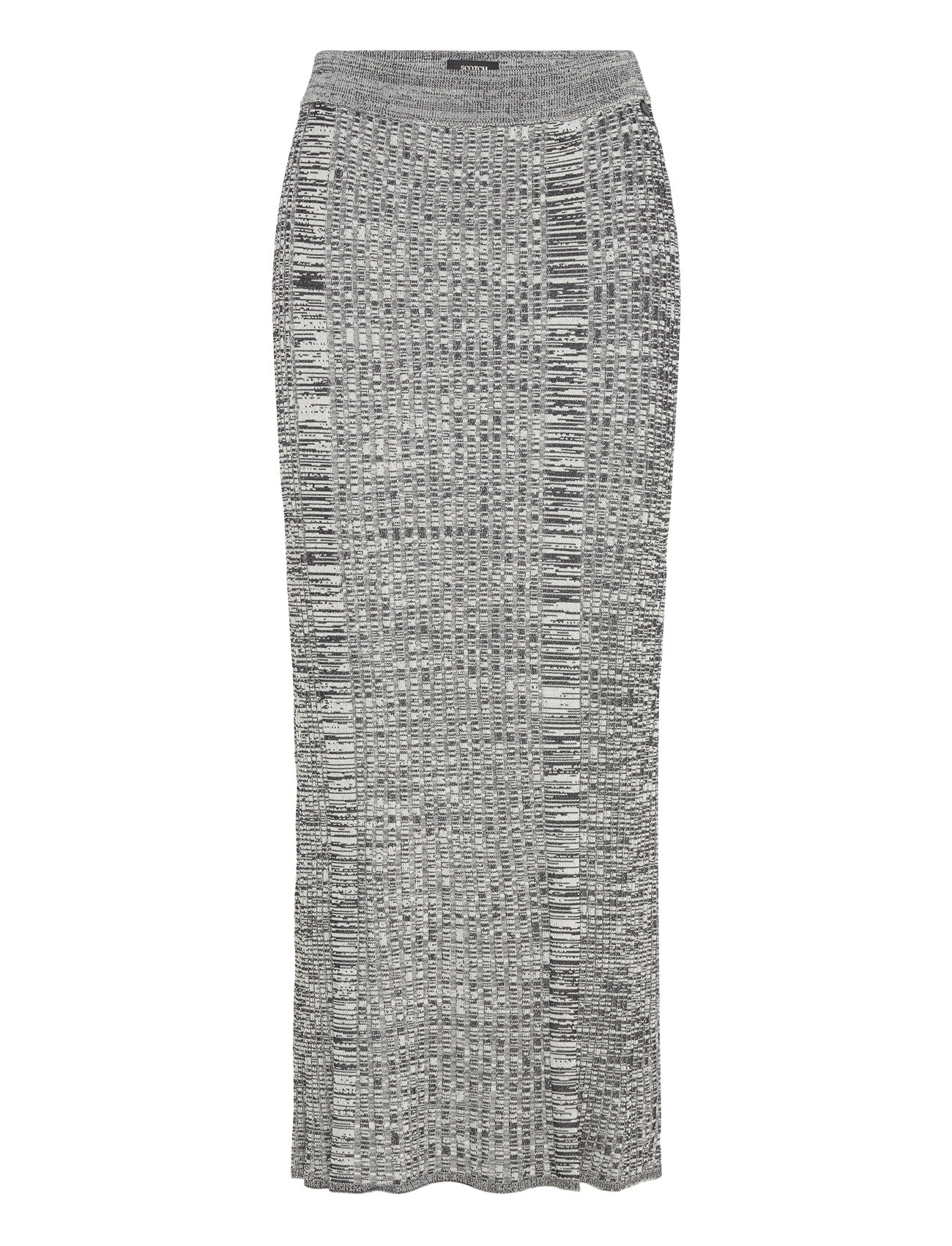 Scotch & Soda Maxi Ribbed Knitted Skirt - Grey - XS