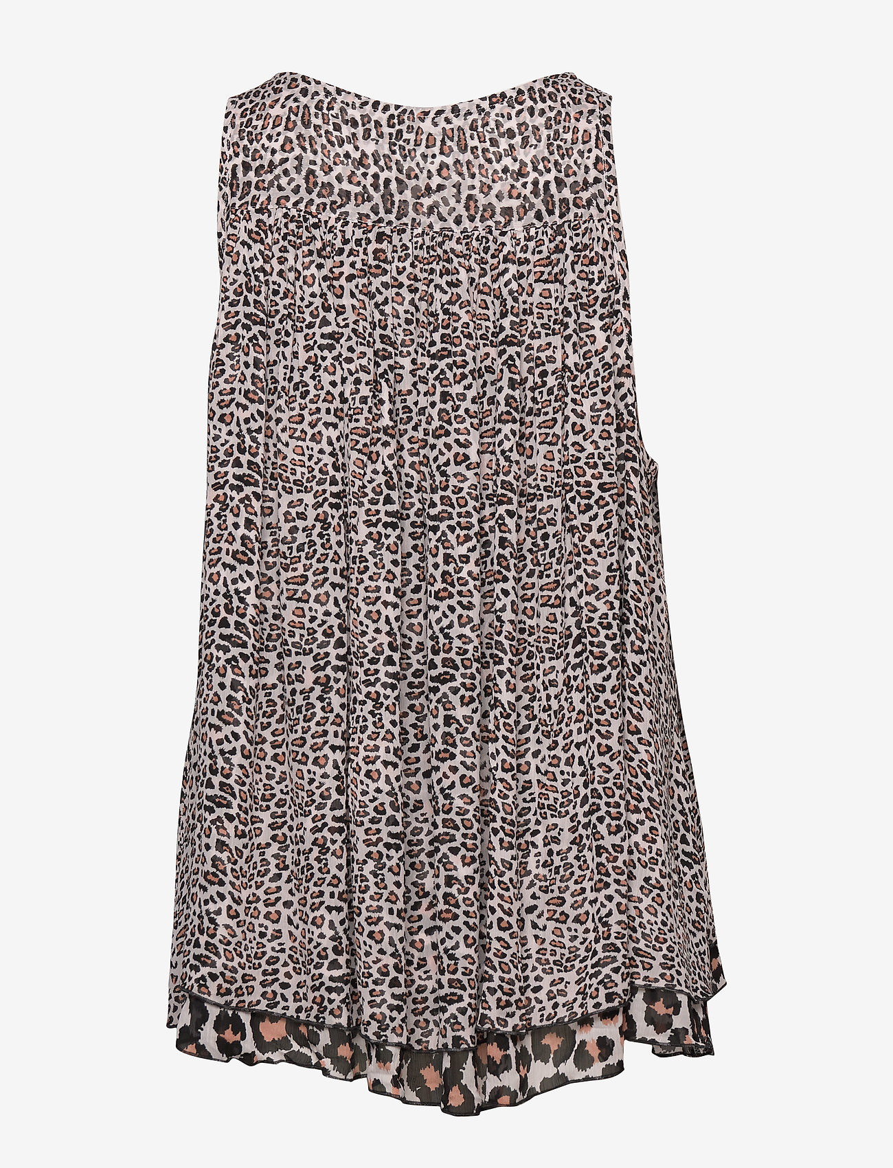 Scotch & Soda - Sleeveless viscose printed top in a mix of animal prints - Ærmeløse bluser - combo x - 1