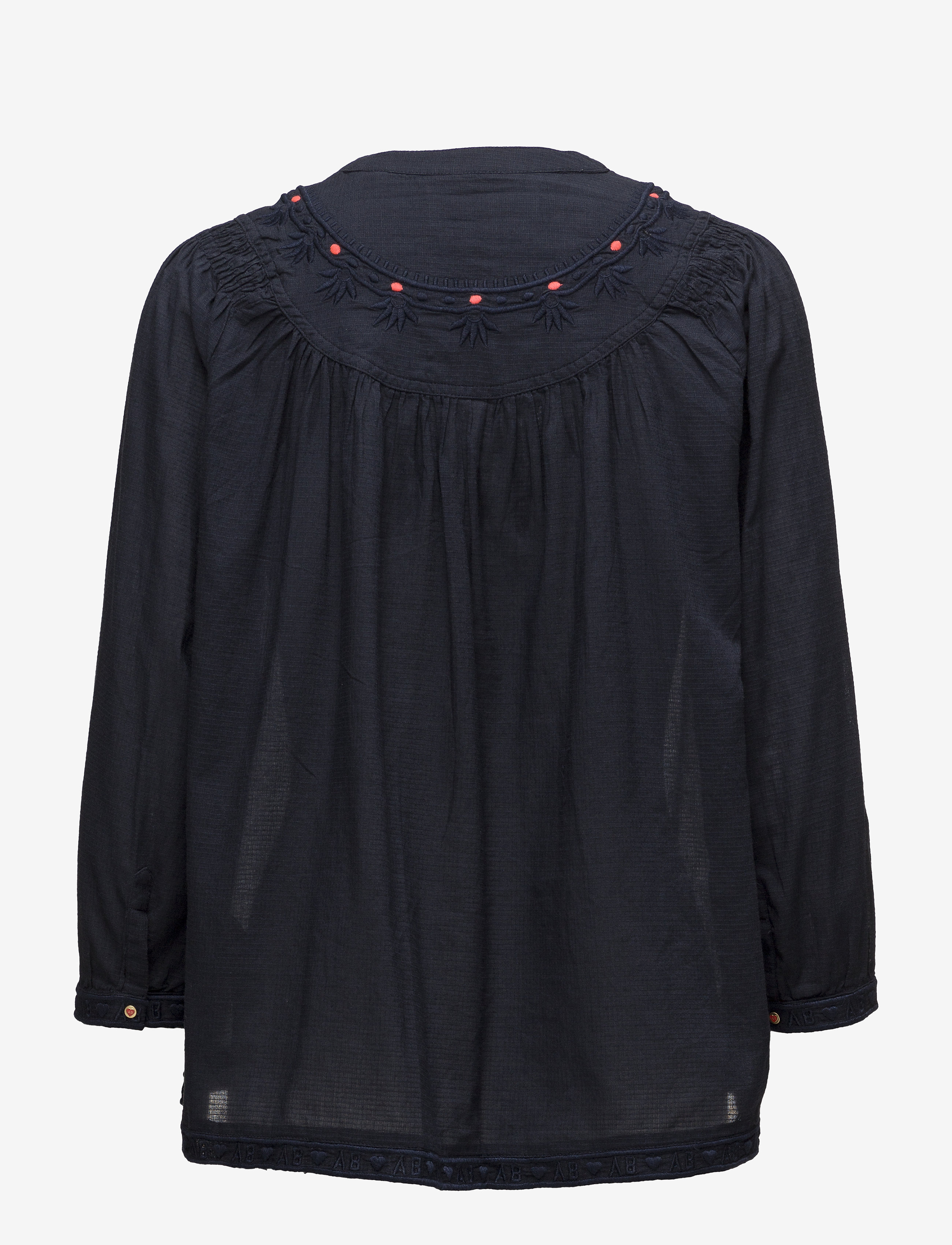 Scotch & Soda - Woven top with subtle embroidery - night - 1