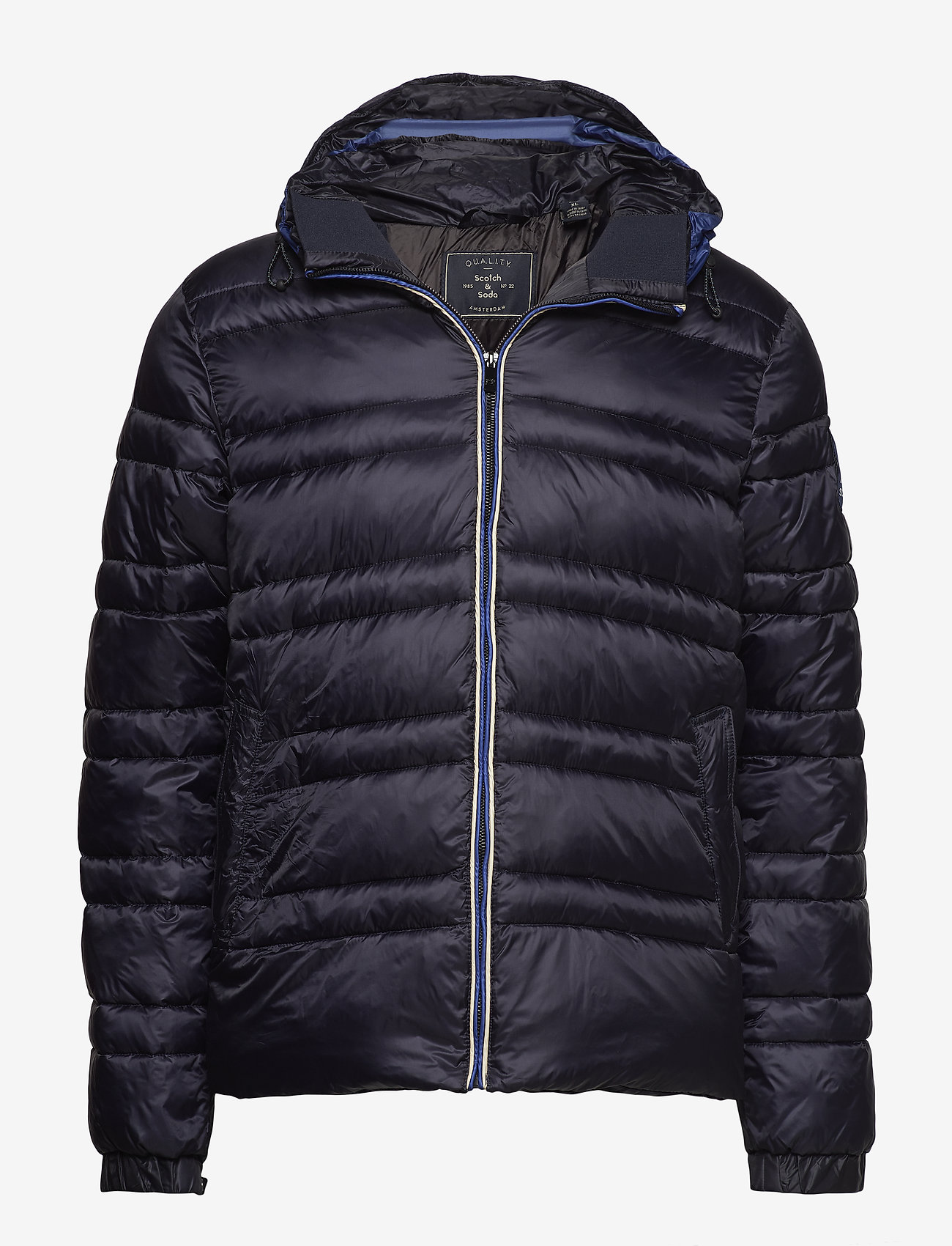 Scotch & Soda - Classic hooded down jacket - night - 0
