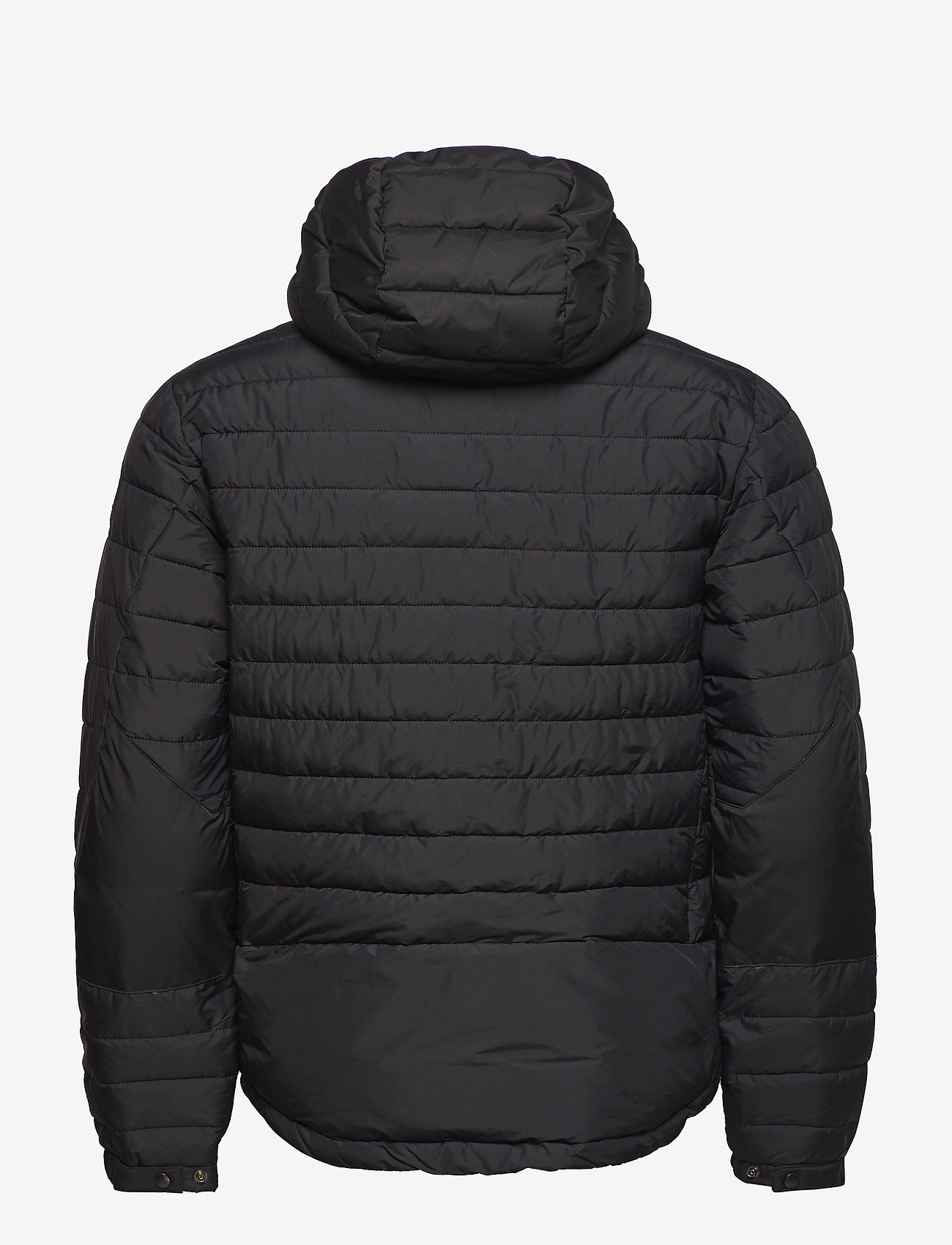 Scotch & Soda - Short quilted nylon jacket with detachable hood - black - 2