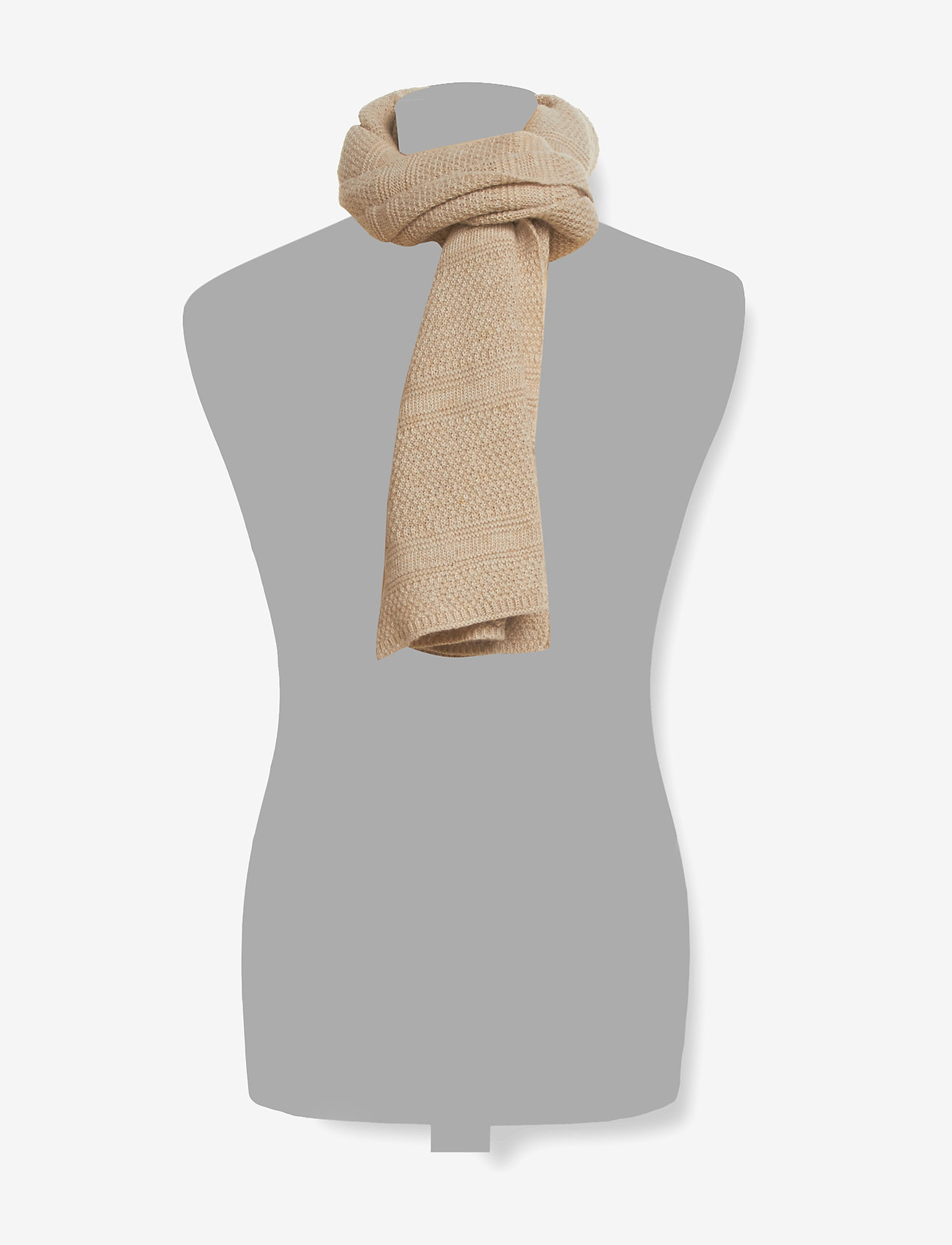 Scotch & Soda - Classic wool scarf in structured knit - kit melange - 1