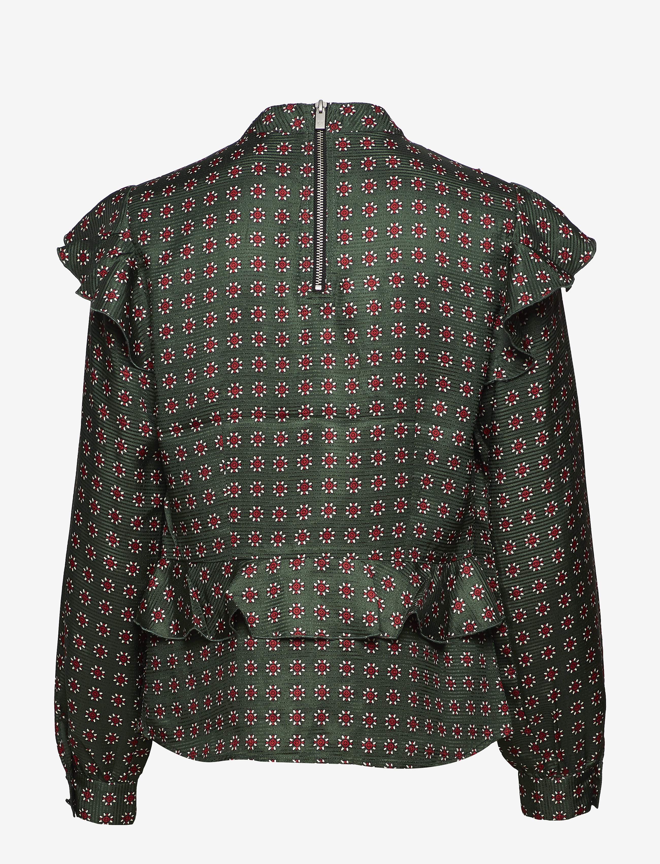 Scotch & Soda - High neck printed ruffle top - combo a - 1