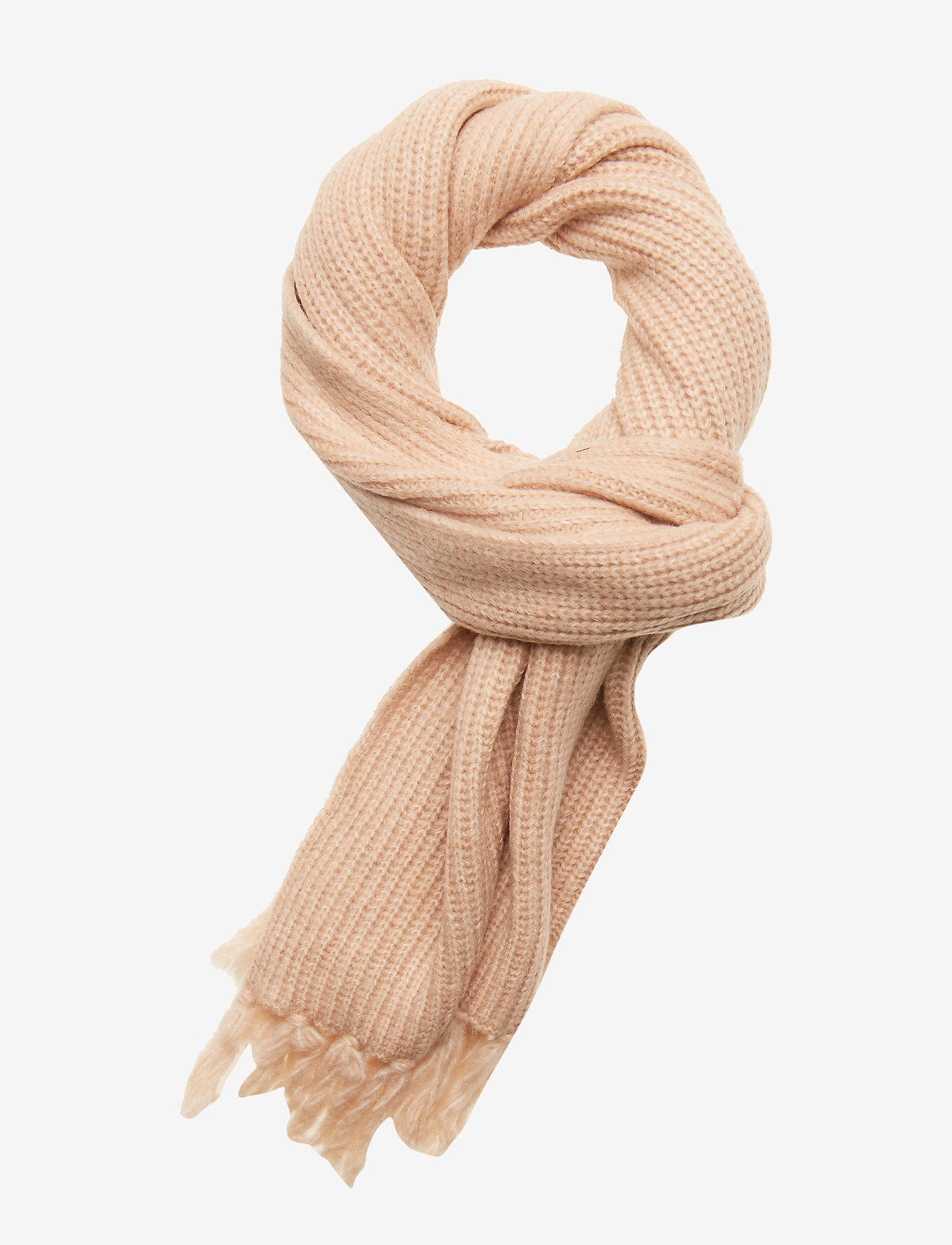 Scotch & Soda - Wool blend knitted scarf - pearl pink - 0