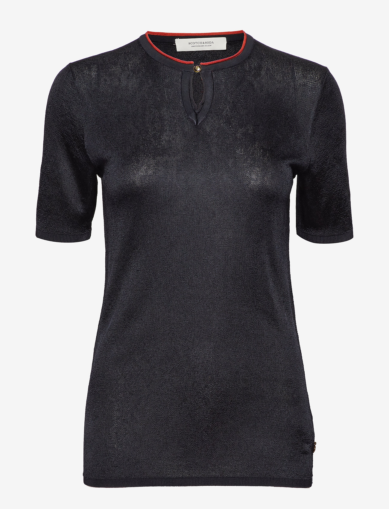 V-neck pullover - NAVY