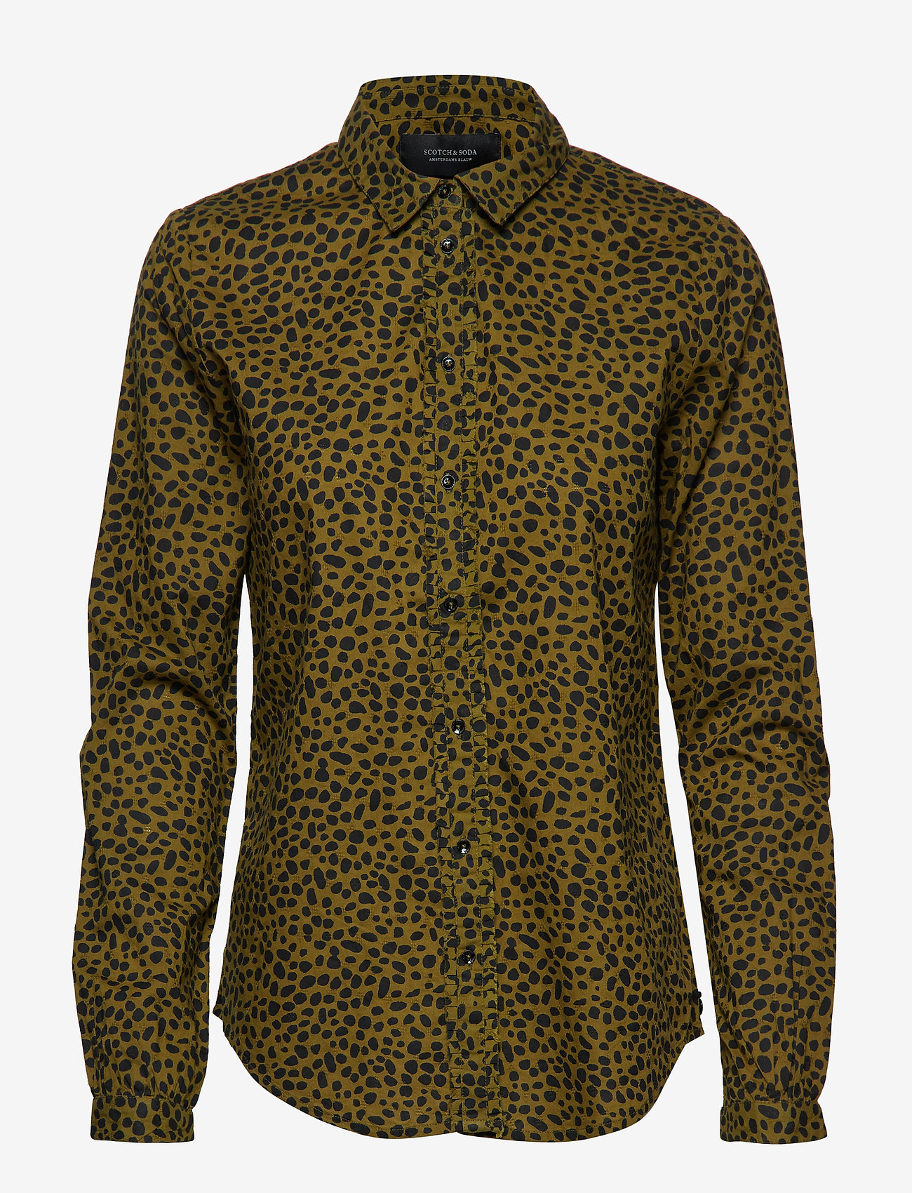 Scotch & Soda - Cotton dobby shirt - combo d - 0