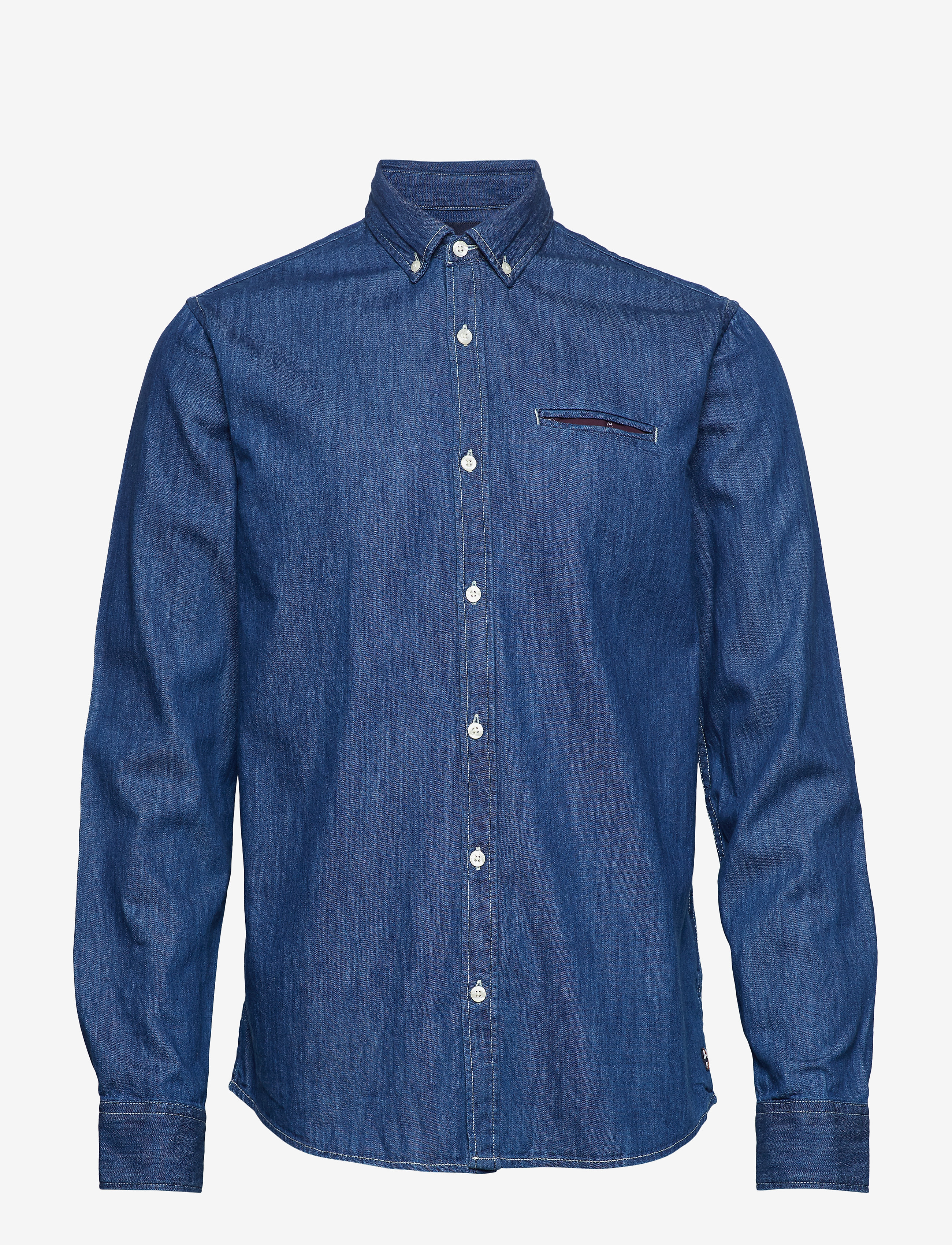 Scotch & Soda - Clean denim shirt - indigo - 0