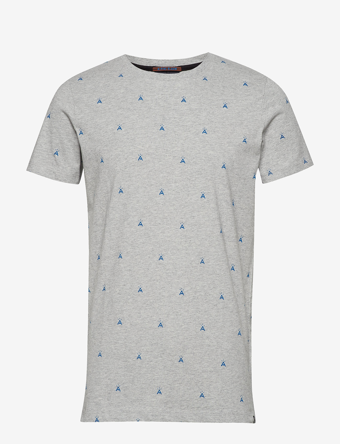 Scotch & Soda - Ams Blauw regular fit allover printed tee - combo a - 0