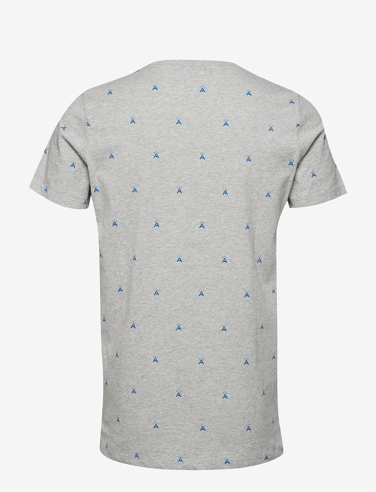 Scotch & Soda - Ams Blauw regular fit allover printed tee - combo a - 1