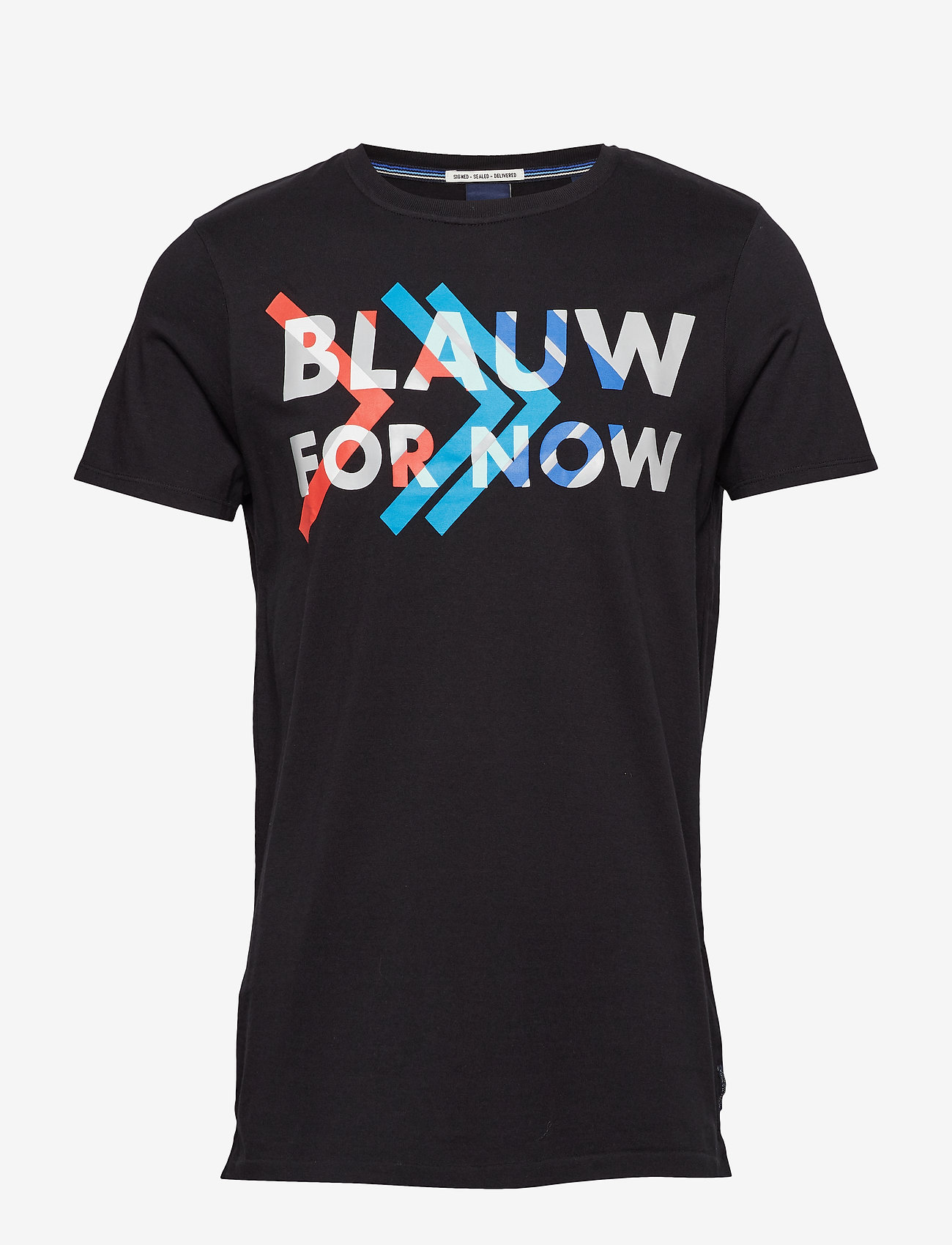 Scotch & Soda - Ams Blauw seasonal graphic tee - black - 0