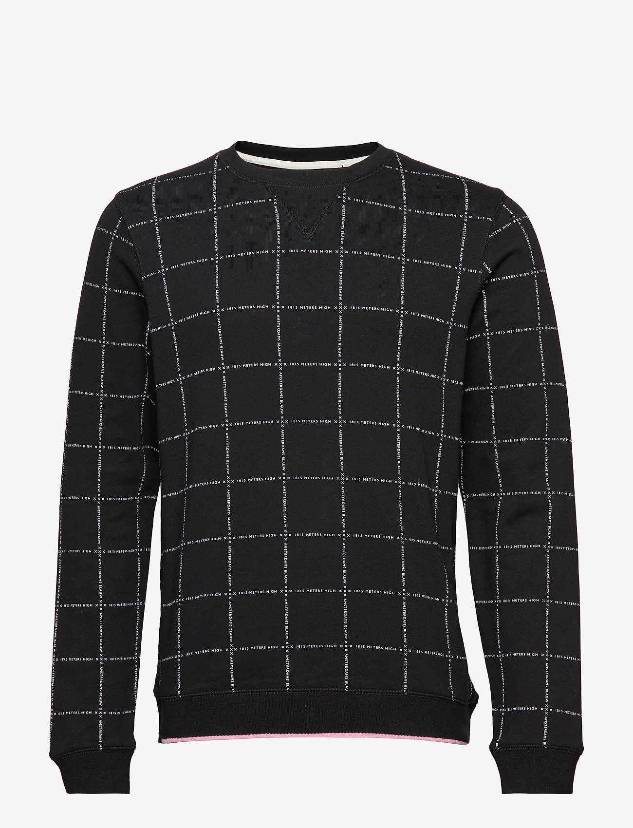 Scotch & Soda - Ams Blauw allover print sweat - combo b - 0