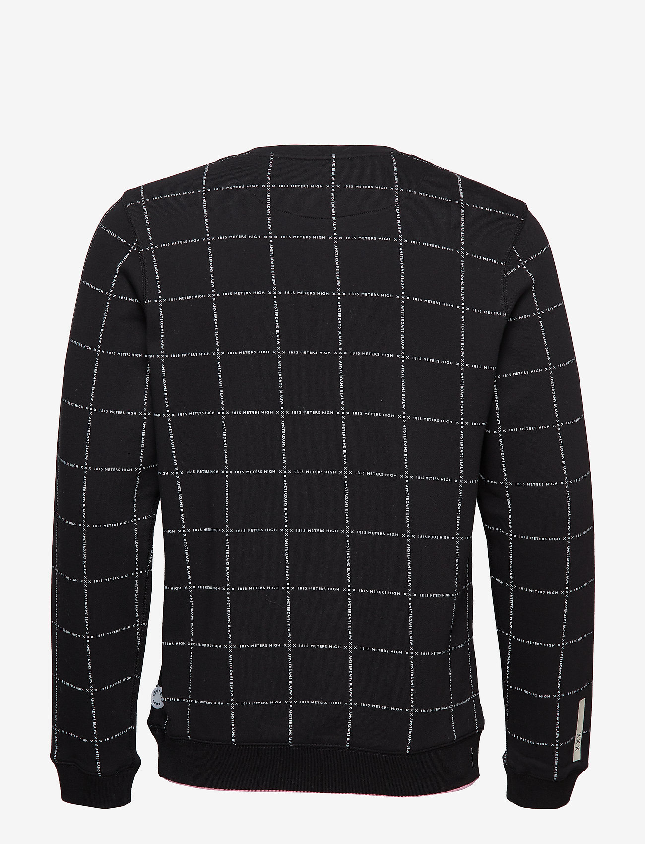 Scotch & Soda - Ams Blauw allover print sweat - combo b - 1