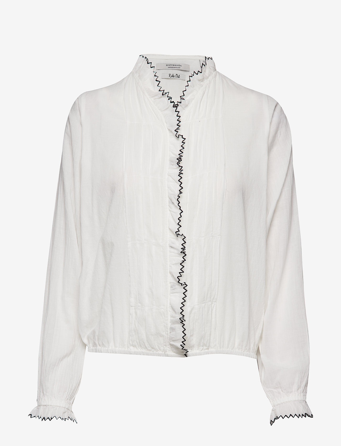 Scotch & Soda - Drapy feminine shirt - off white - 0