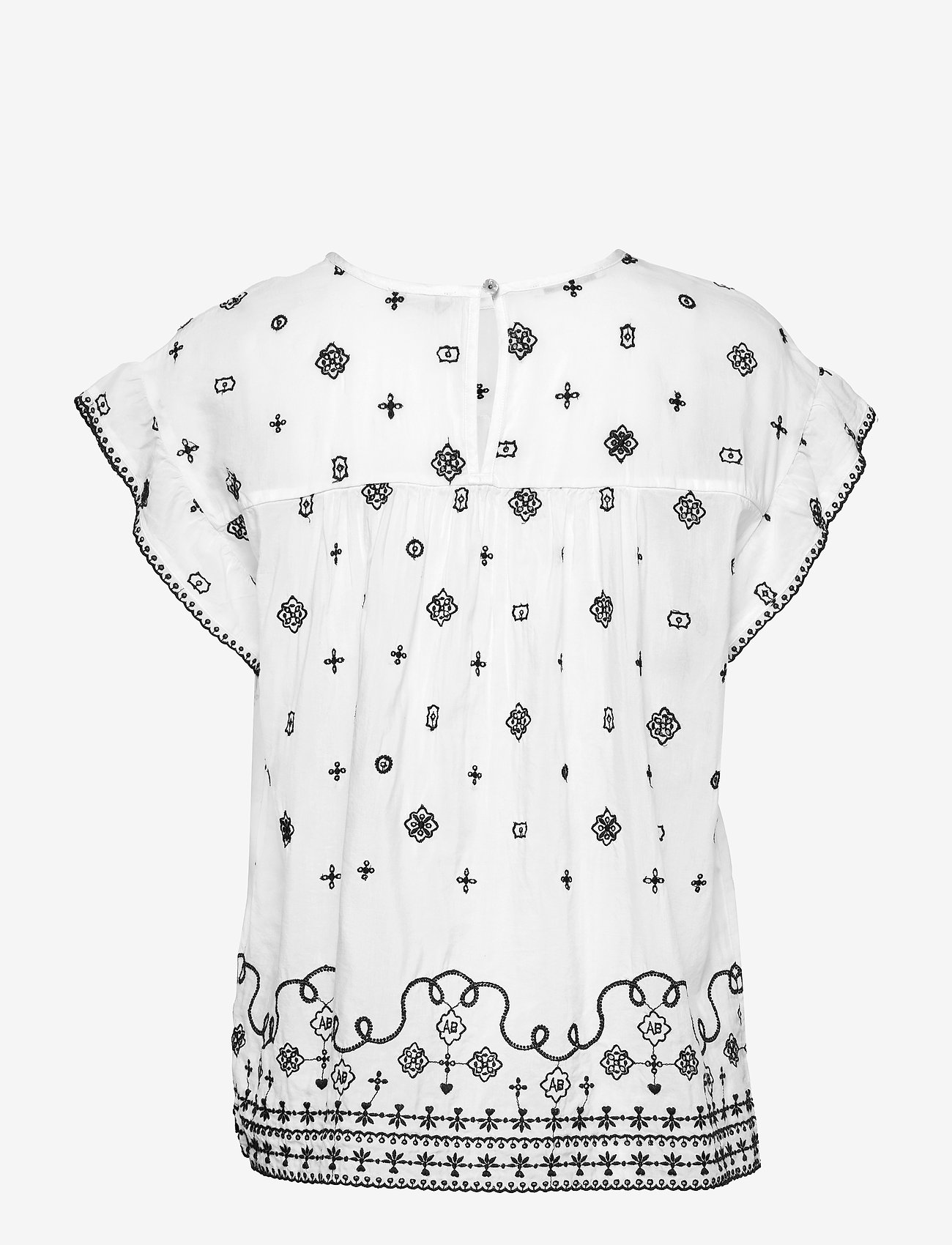 Scotch & Soda - Cotton viscose embroidered top - combo d - 1