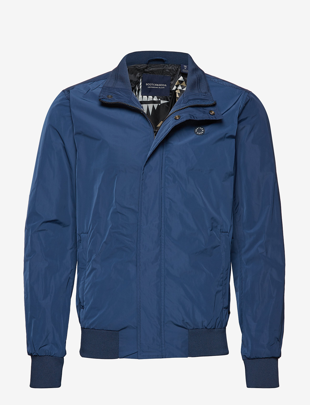 Scotch & Soda - Ams Blauw simple harrington jacket - blue summit - 0