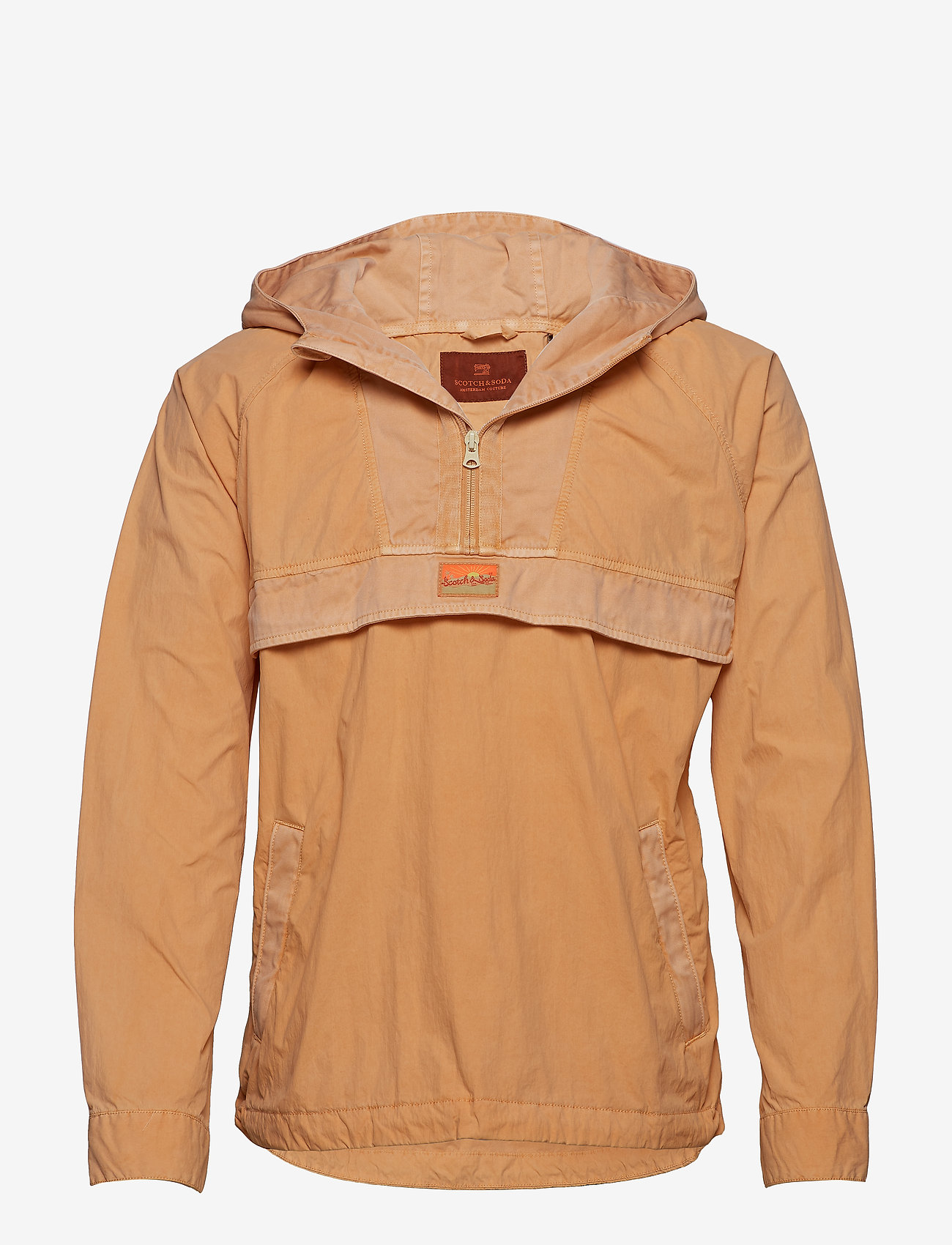 Scotch & Soda - Summer garment-dyed anorak - musk mist - 0