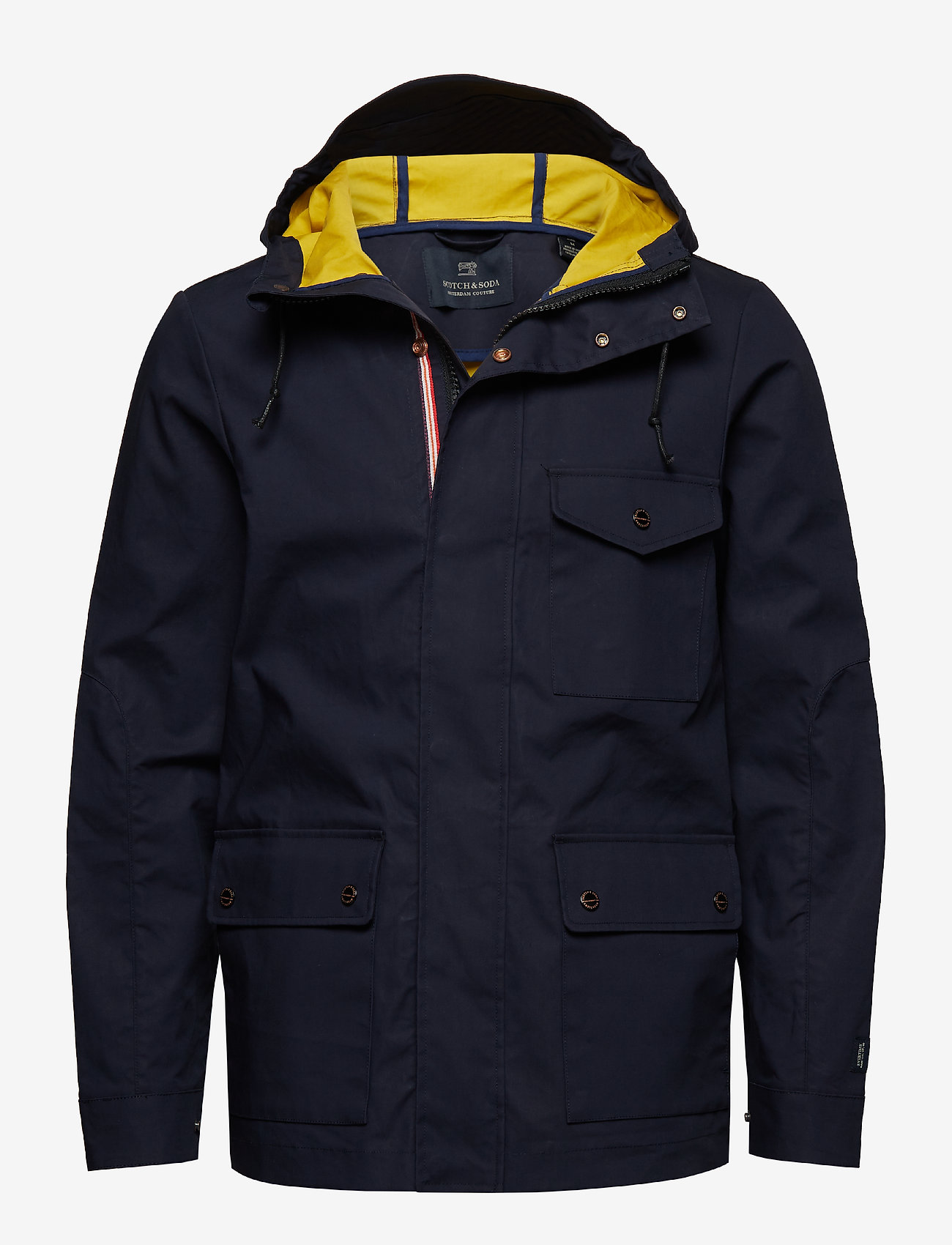 Scotch & Soda - Mid-length hooded jacket - night - 0
