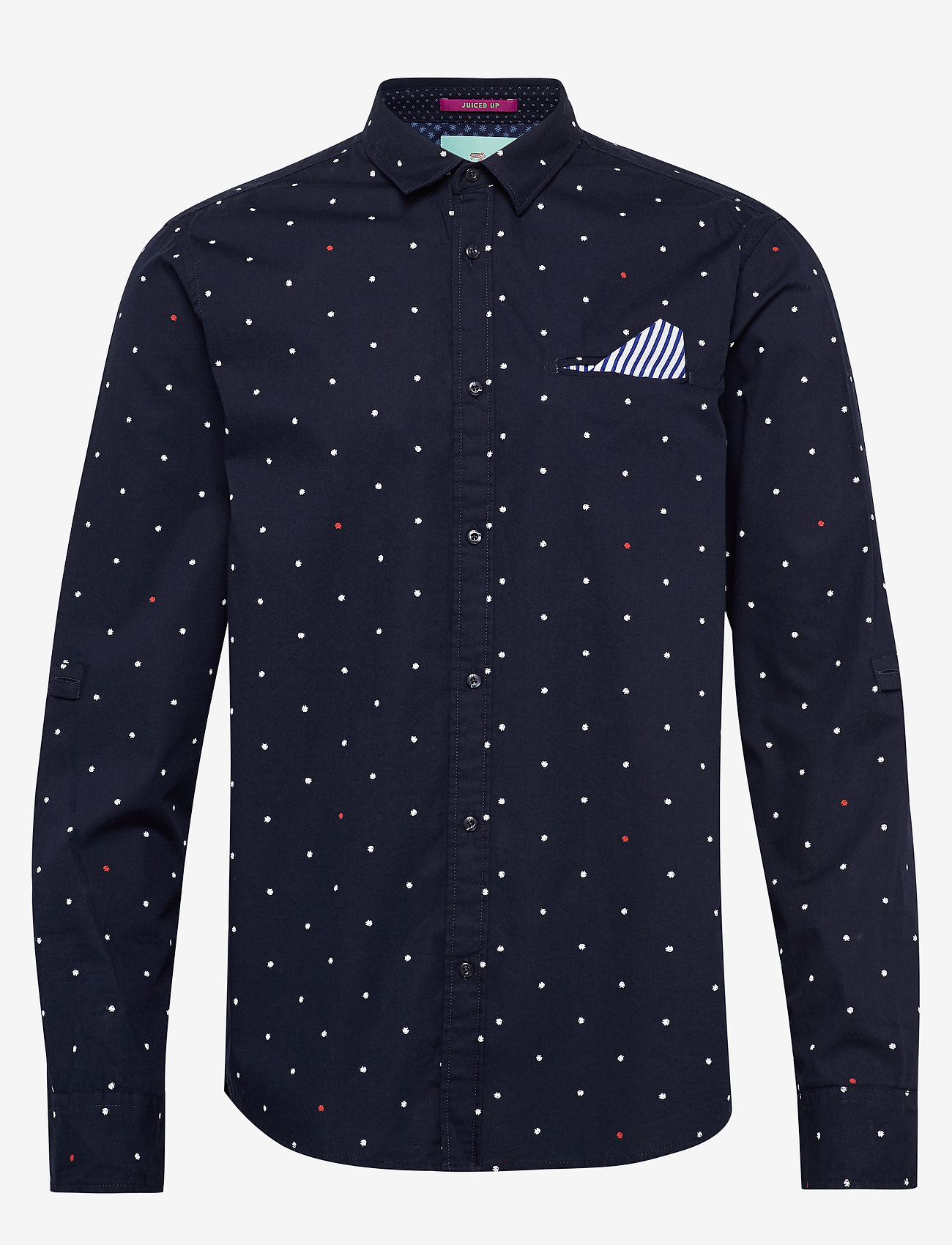 REGULAR FIT- Shirt with sleeve collectors and fixed pochet - COMBO B