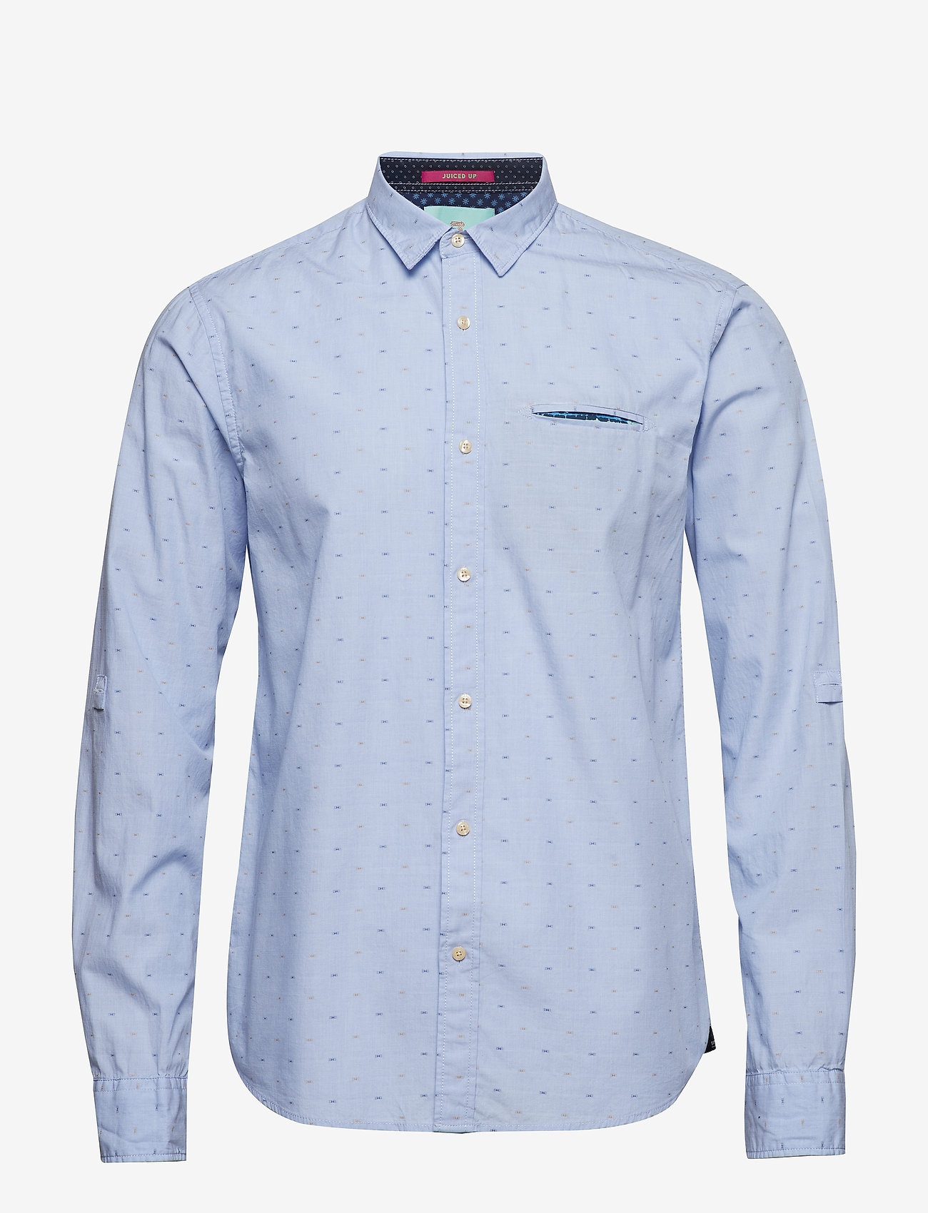 REGULAR FIT- Shirt with sleeve collectors and fixed pochet - COMBO C