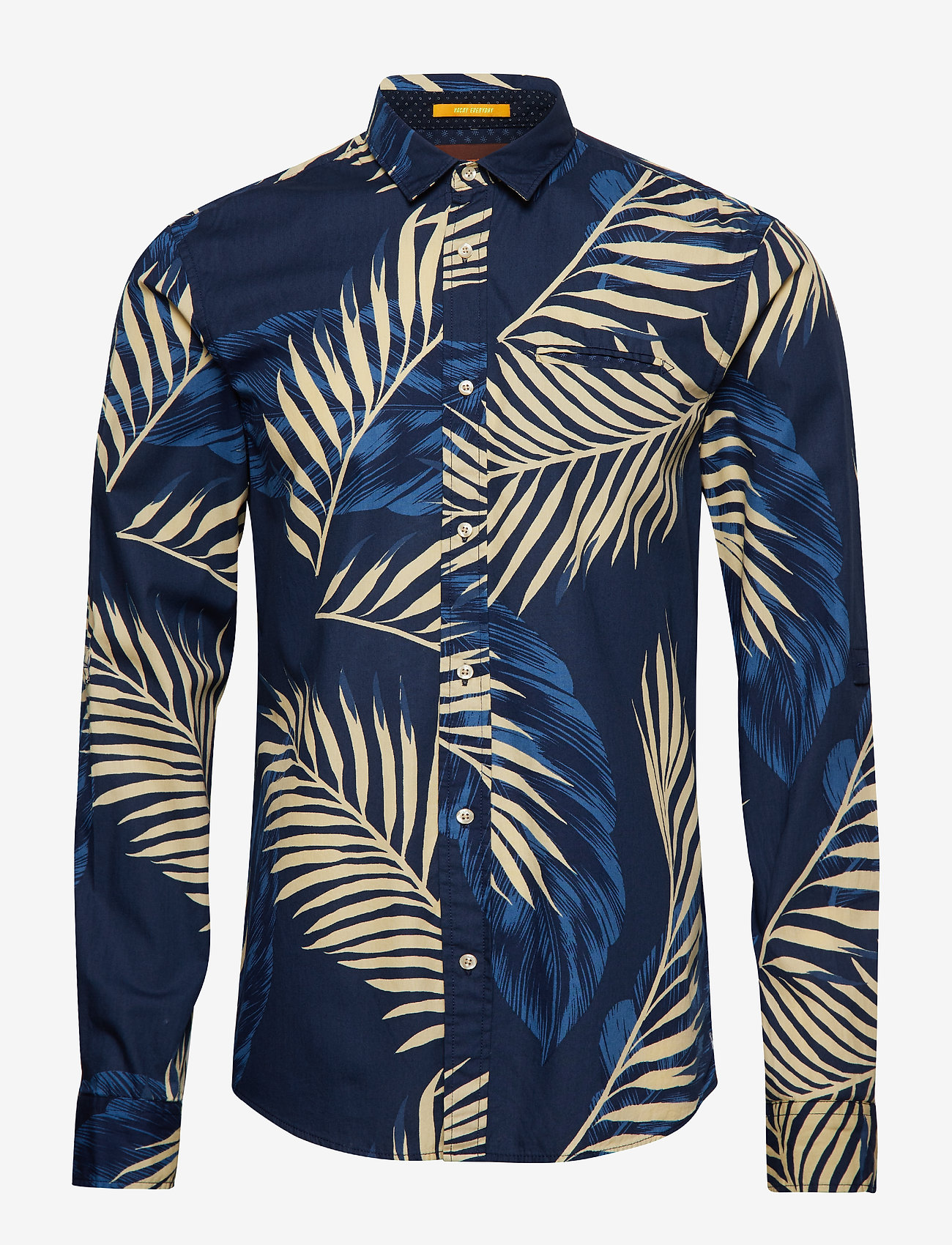 REGULAR FIT- Shirt with sleeve collectors and fixed pochet - COMBO D