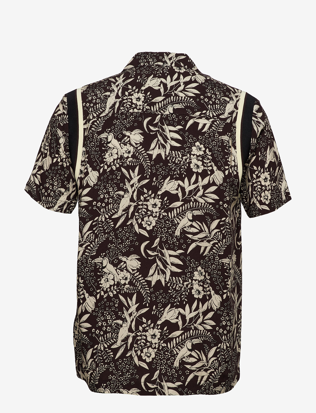 Scotch & Soda - HAWAIIAN FIT- Shortsleeve shirt with knitted tape detail - combo b - 1