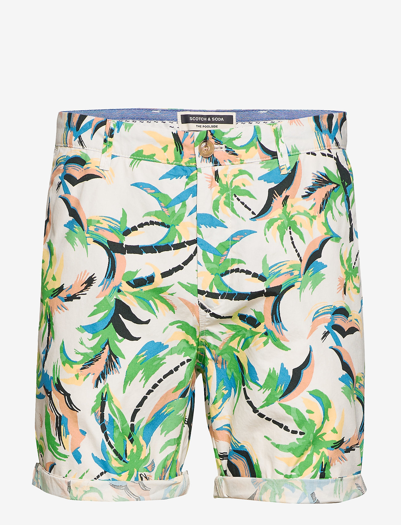 Classic chino short in lightweight twill quality - COMBO E